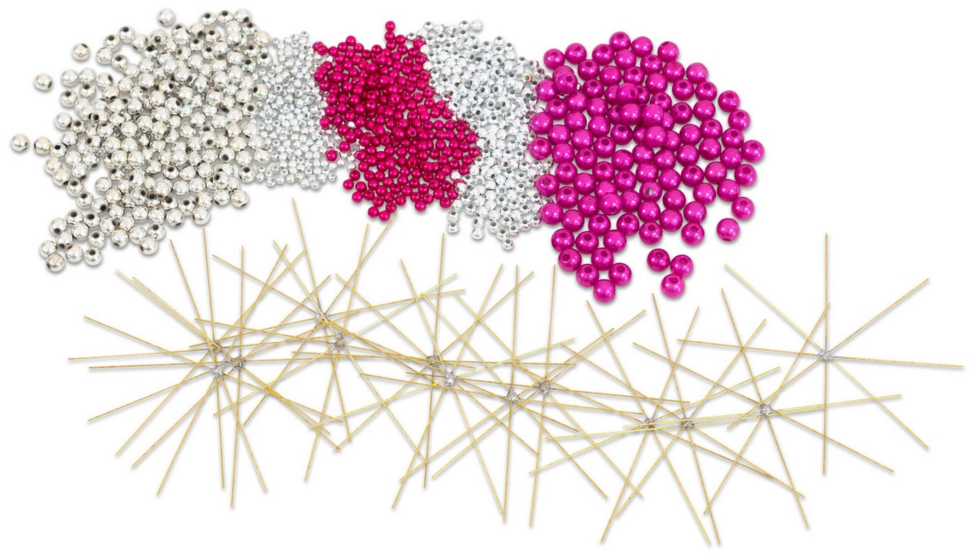 Thumbnail - Betzold Bastelnaturmaterial Betzold Drahtsterne-Set – Bastelset Weihnachtsdeko DIY Baumschmuck