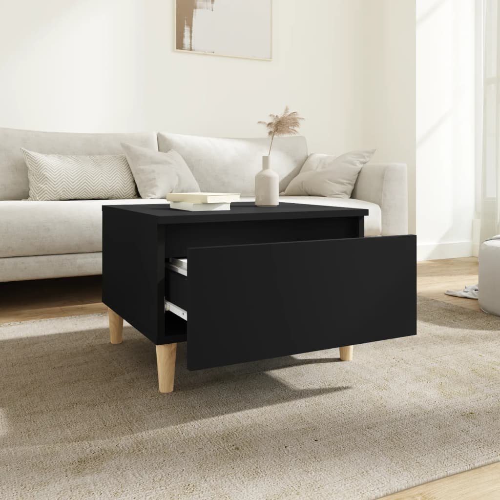 vidaXL Beistelltisch Beistelltisch Schwarz 50x46x35 cm günstig online kaufen