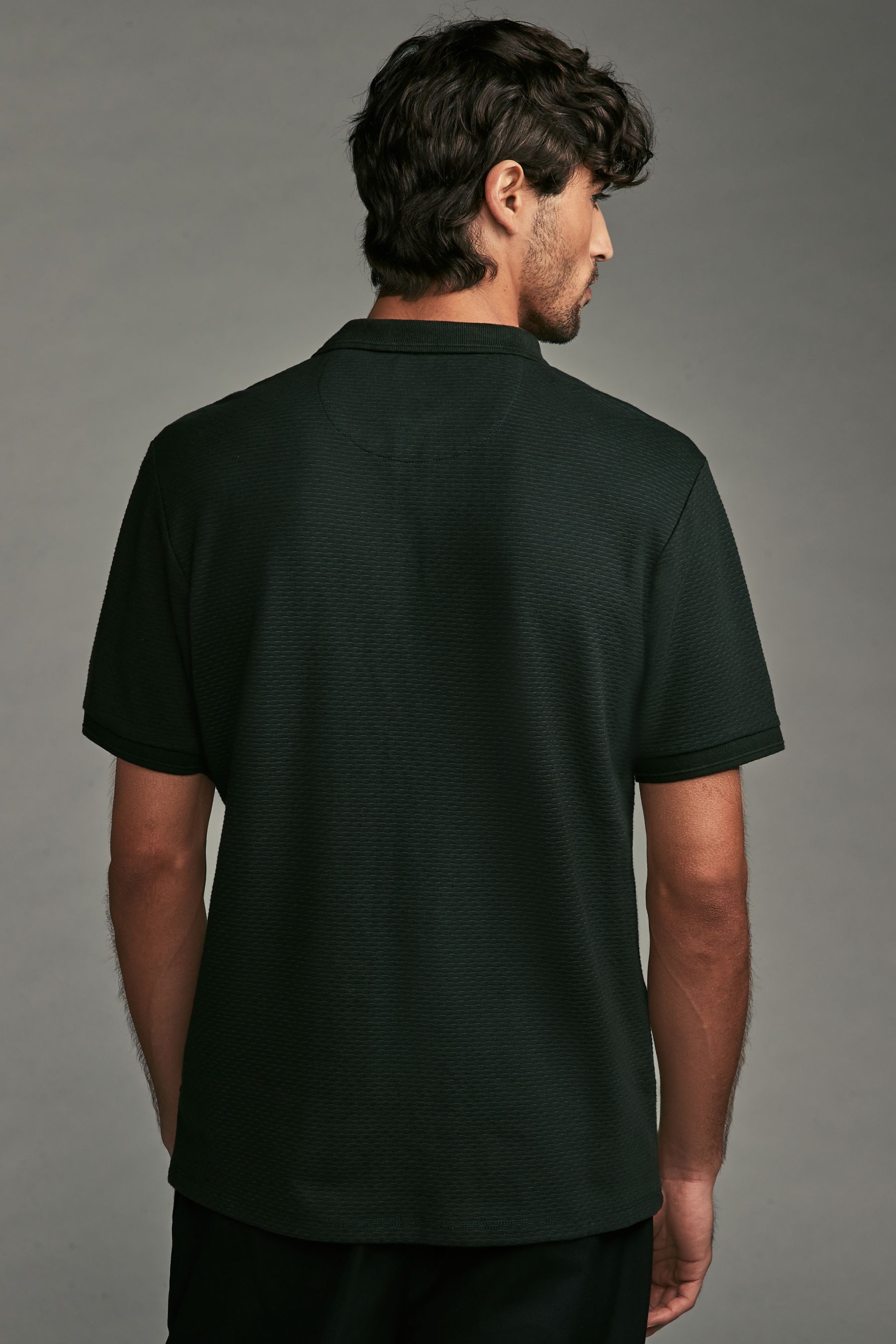 Next Poloshirt Strukturiertes Polo-Shirt (1-tlg) günstig online kaufen