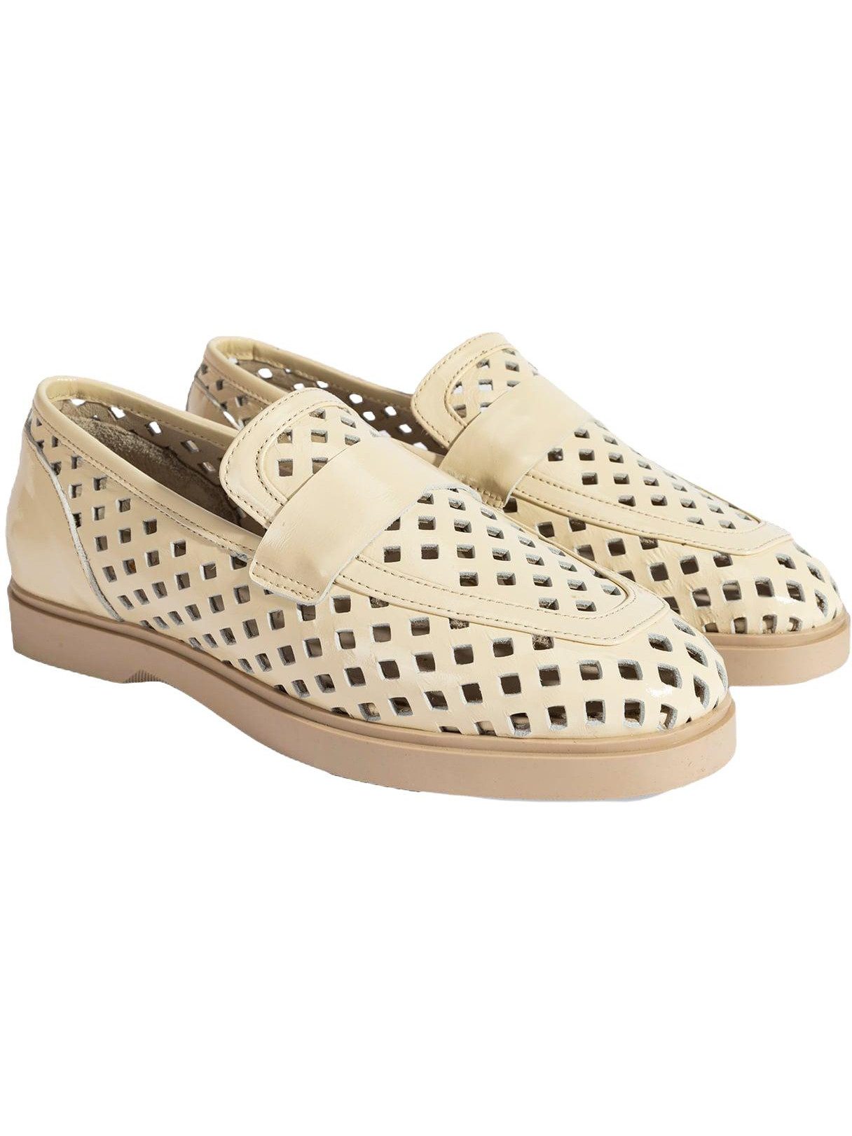 Desa Damen-Slipper – Atmungsaktives Obermaterial aus Lackleder, elegante R Loafer