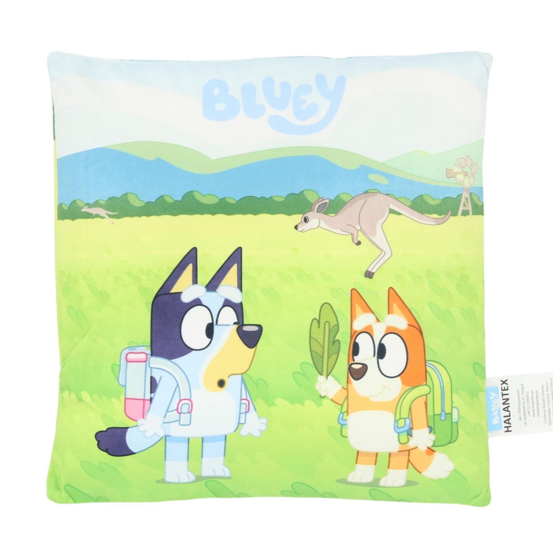 Textiel Trade B.V. Dekokissen Bluey Kissen – Weich 1-Stück 38x38 cm mit Serienmotiv