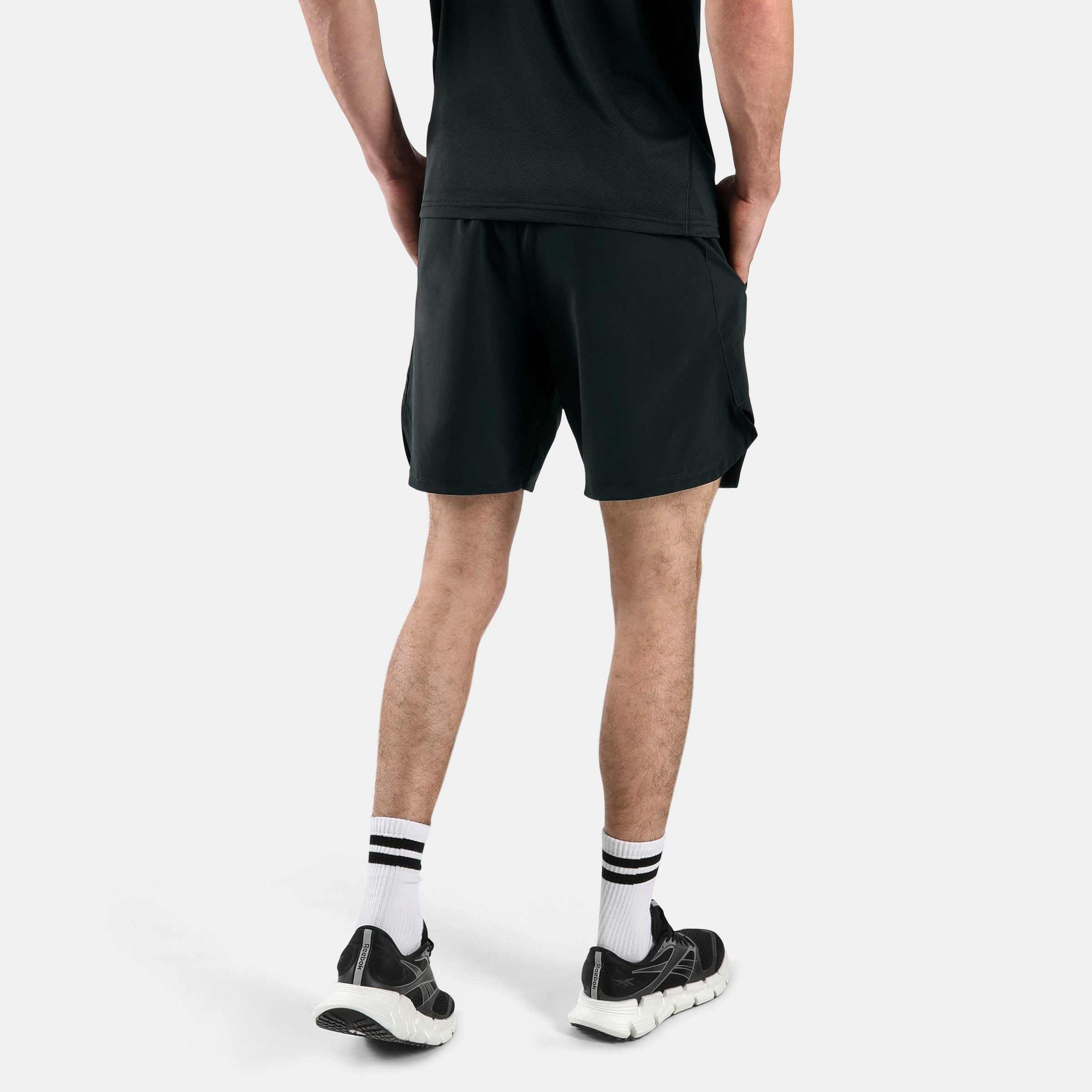 Reebok Laufshorts ID RUN SHORTS sportlicher Stil, für Lauftraining und sportliche Aktivitäten