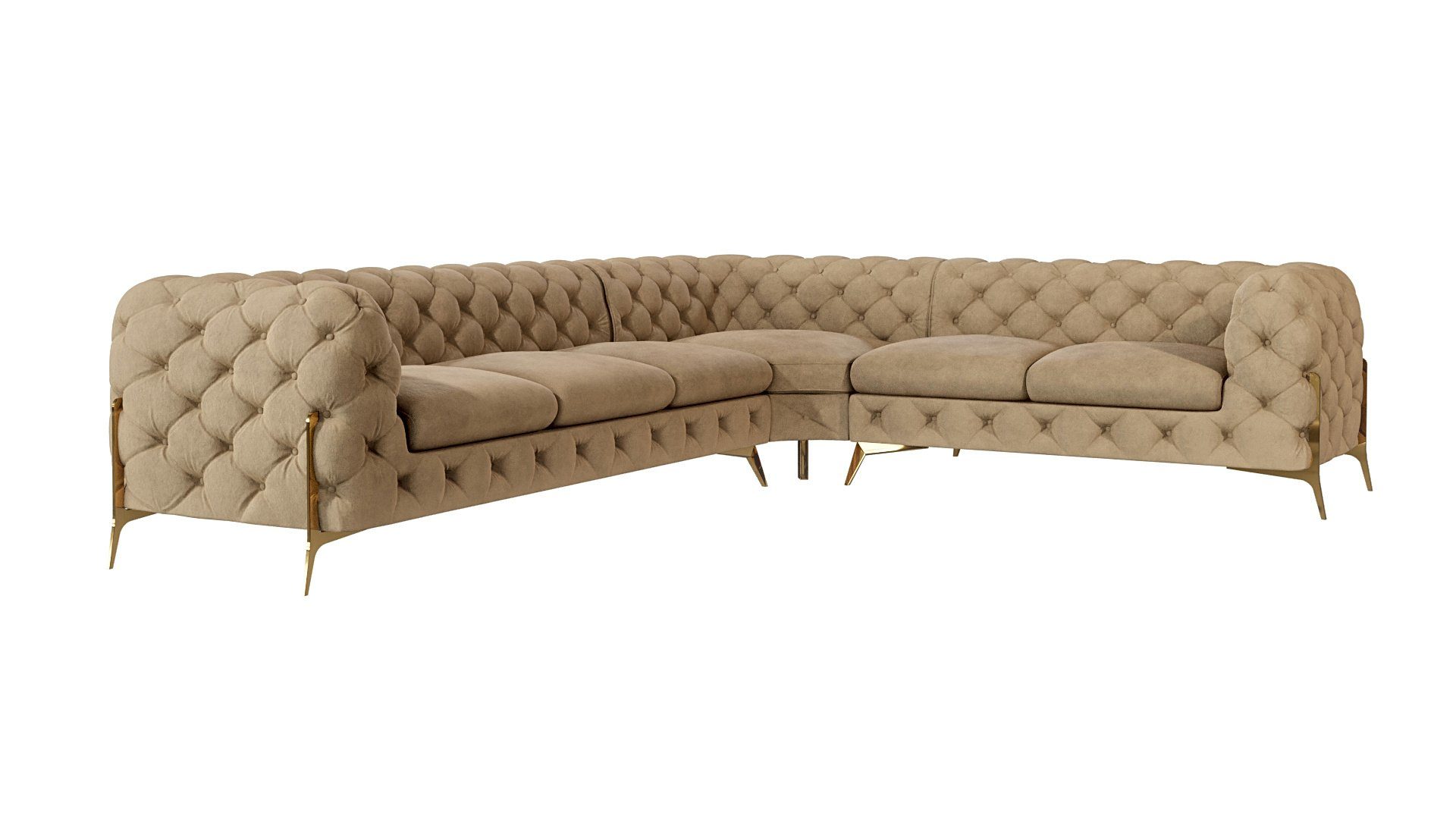 S-Style Möbel Ecksofa Ashley, Chesterfield mit günstig online kaufen