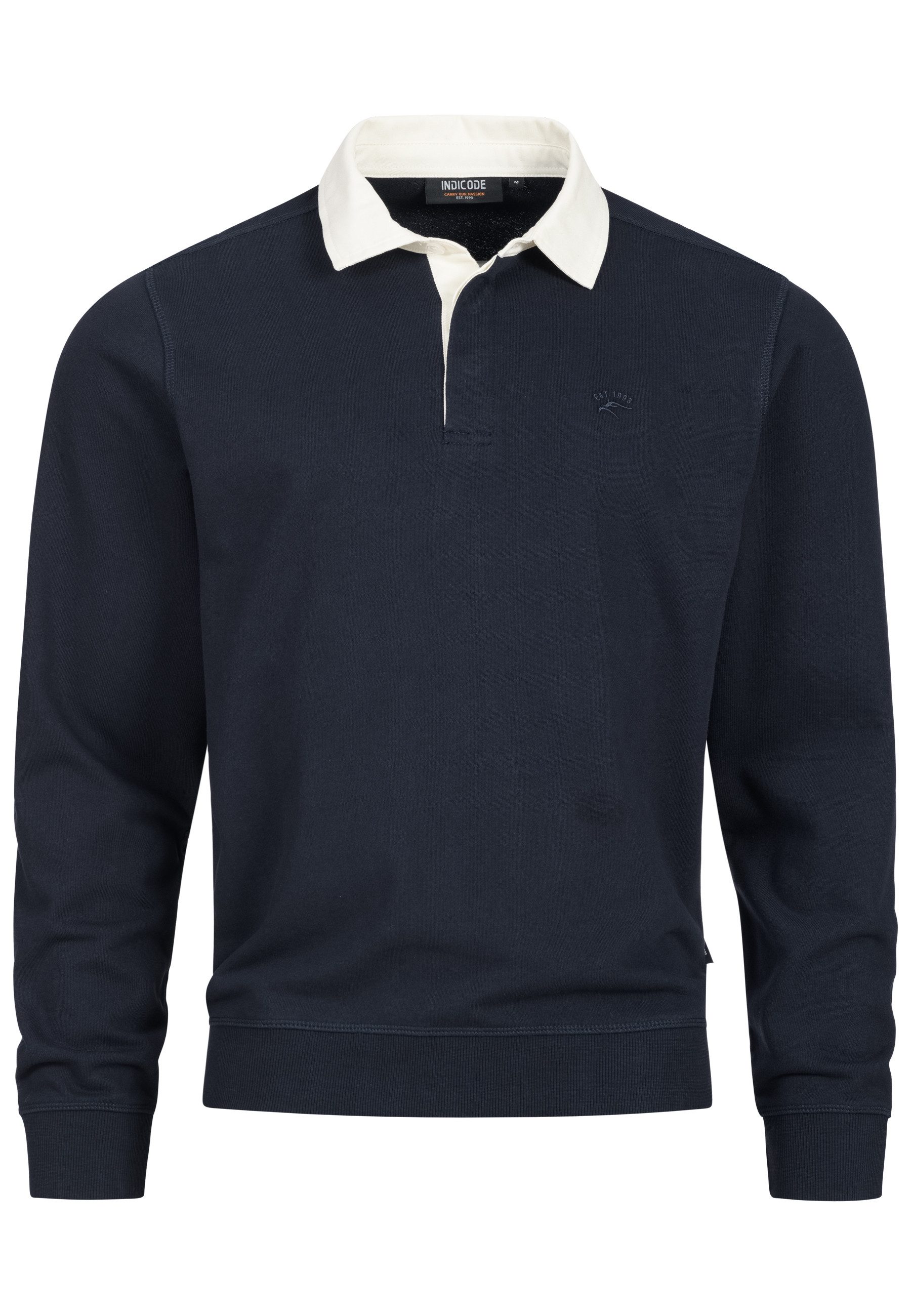 Indicode Sweater Herren INDisnar Sweatshirt Herrenpulli Sweatshirt aus 100% günstig online kaufen