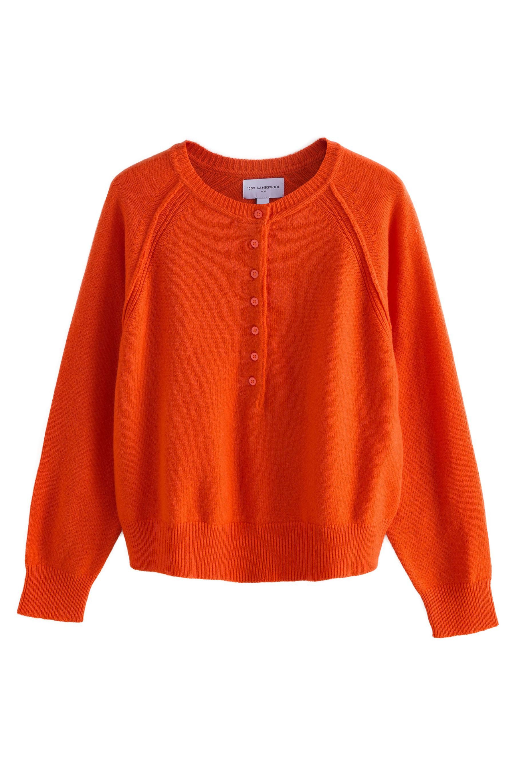 Next Rundhalspullover N. Premium Henley-Rundhalspullover, Lambswool (1-tlg) günstig online kaufen