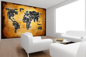 WandbilderXXL Fototapete Weltkarte 5, glatt, Weltkarte, Vliestapete, hochwertiger Digitaldruck, in verschiedenen Größen