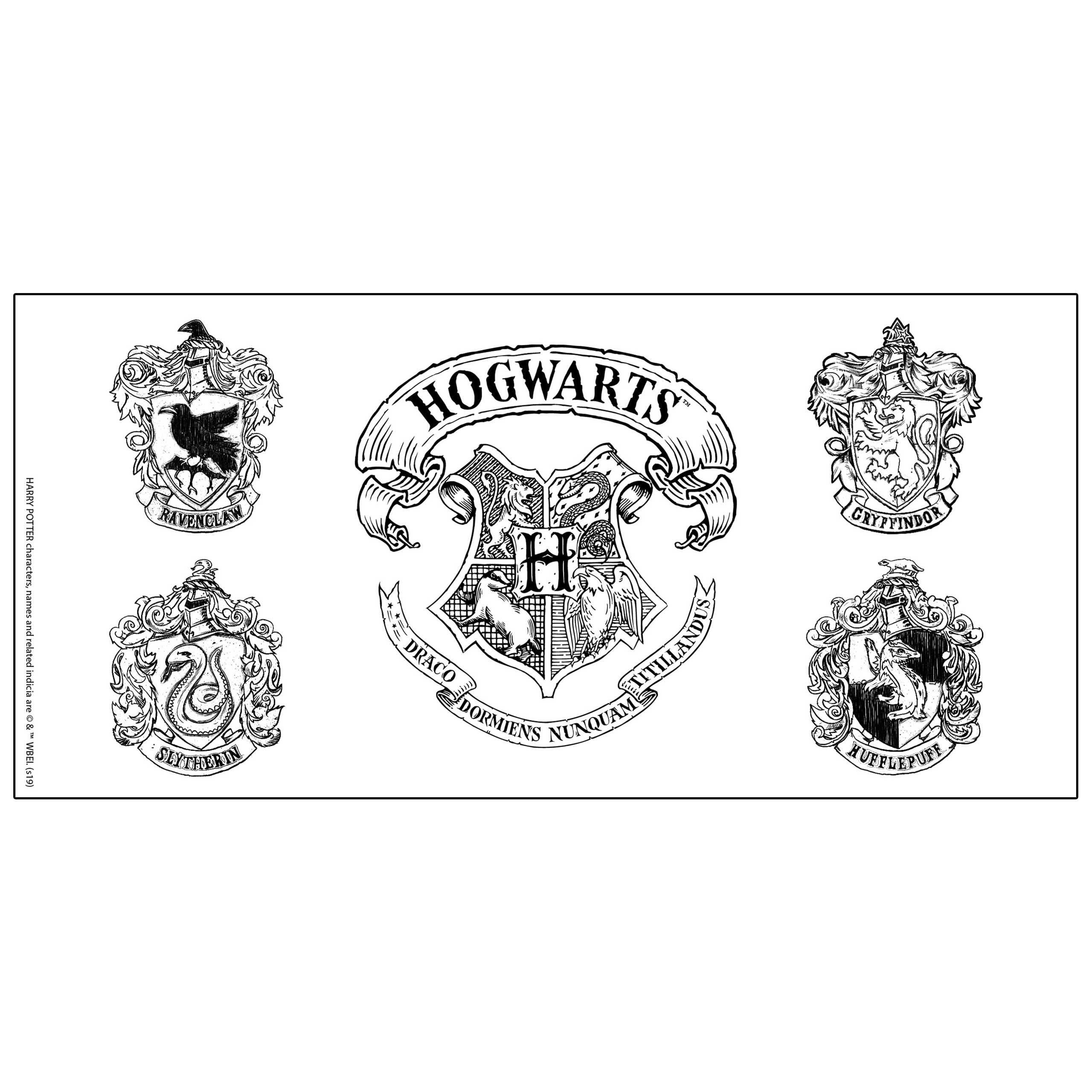 United Labels® Wappen Keramik Harry 320 Tasse Potter Weiß - Hogwarts Tasse ml