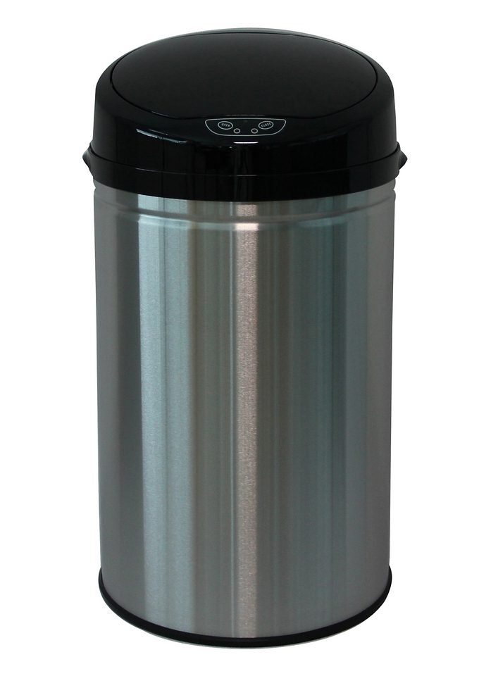 ECHTWERK Mülleimer INOX BRUSHED, Infrarot-Sensor, Korpus aus Edelstahl, Fassungsvermögen 30 Liter