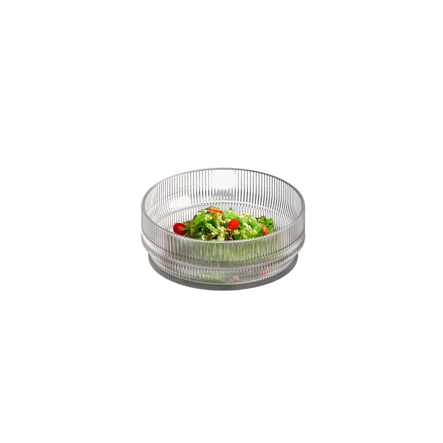 APS Schale THE GRID, Glas, (Set, 6-tlg), Glas, Ø 14 cm, Höhe 5,5 cm, 450 ml, stapelbar, mikrowellengeeignet