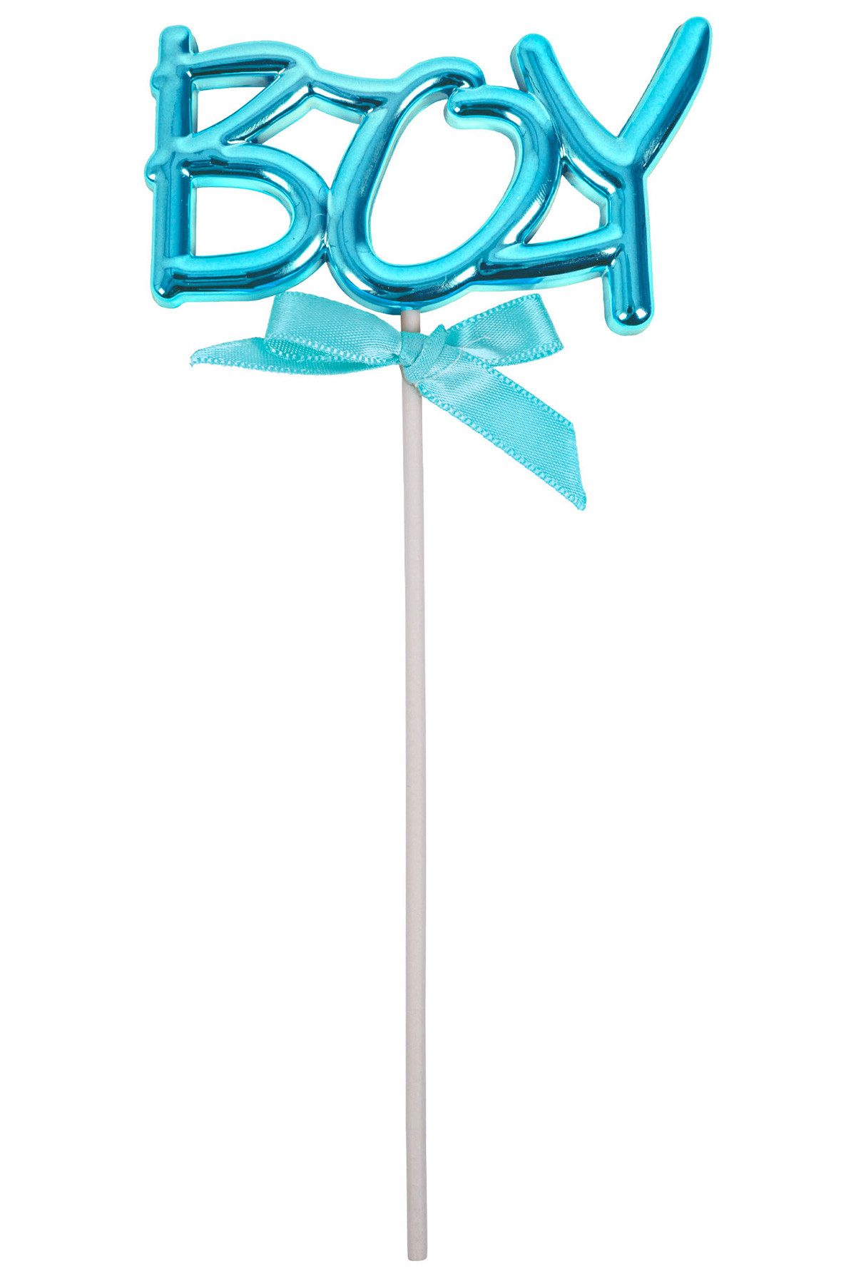 Funny Fashion Tortenstecker 'BOY' Cake Topper Kuchendekoration, Blau