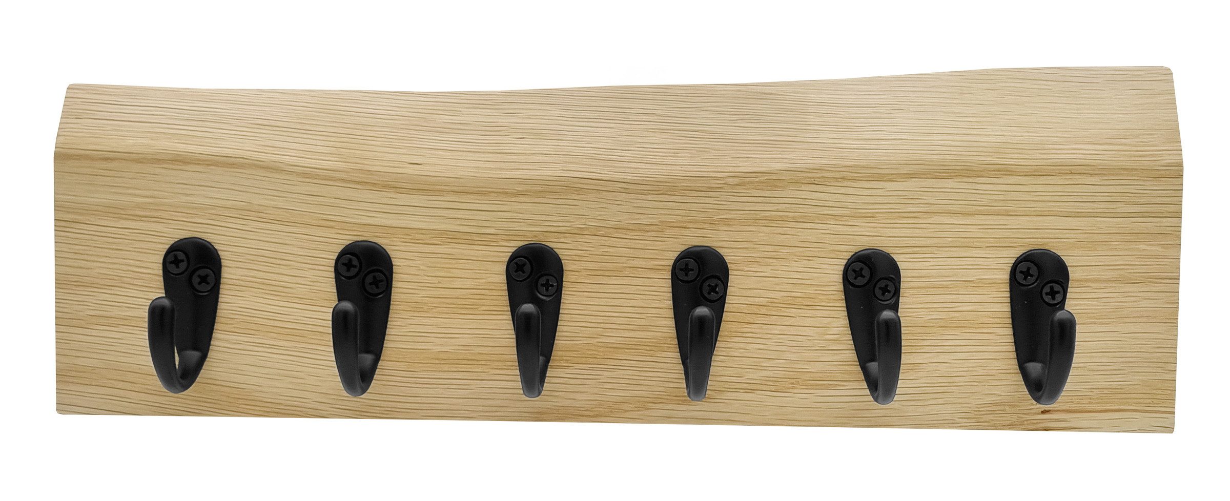 ERST-HOLZ Schlüsselleiste Schlüsselbrett Schlüsselleiste Schlüsselaufbewahrung Eiche, Eichefarblos lackiert