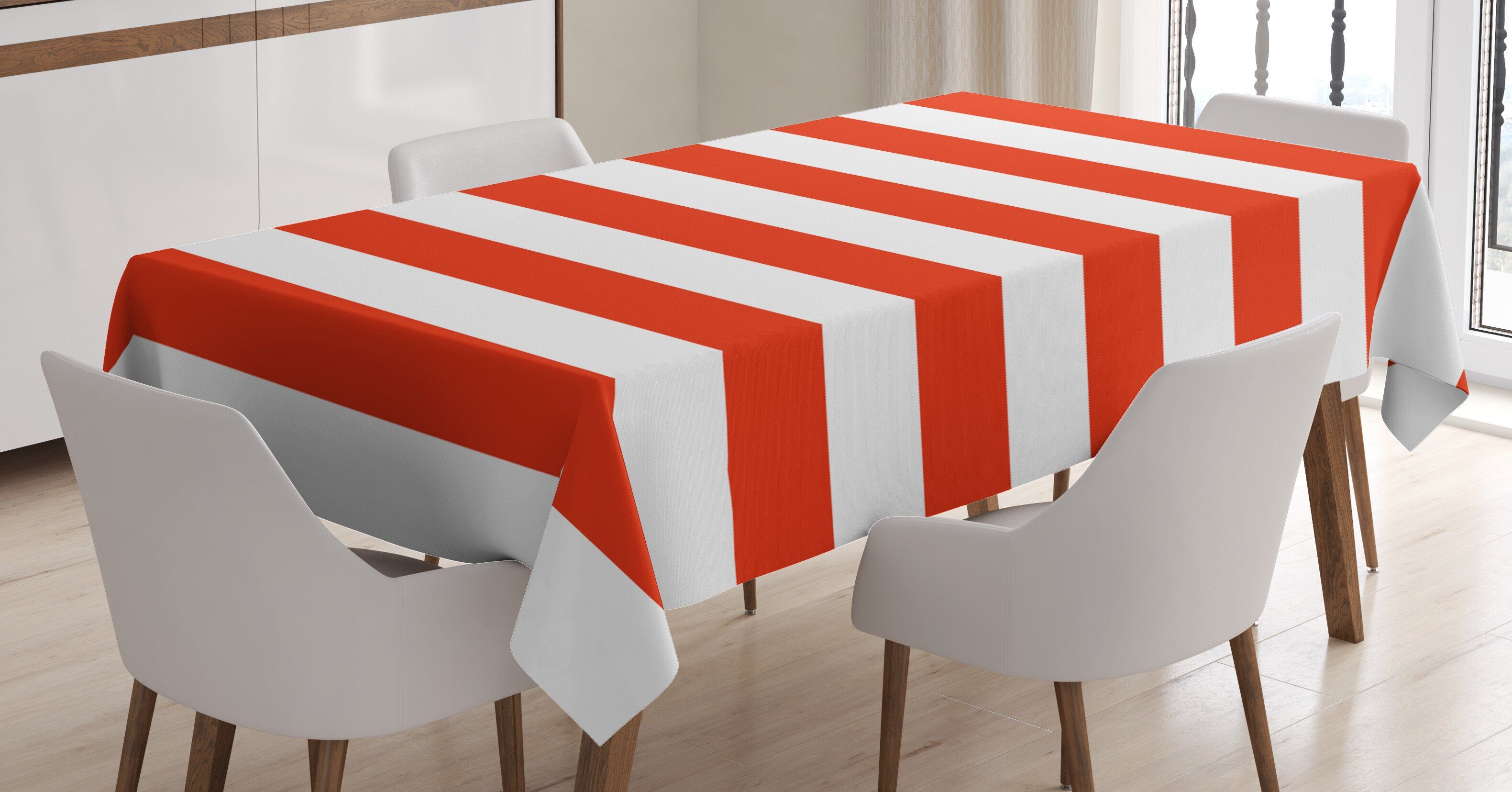 Farbfest Außen den Klare Tischdecke Für Geometrisch Abakuhaus Farben, Bereich Flaggen-Entwurf Amerikanische geeignet Waschbar