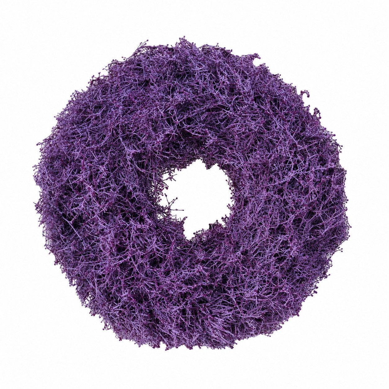 finehomegarden Dekokranz Iron Busch Kranz Ø35 cm in Aubergine Dekorativer Naturkranz Türkranz, Wand & Tischkranz – Rustikale Herbstdeko aus Naturmaterial