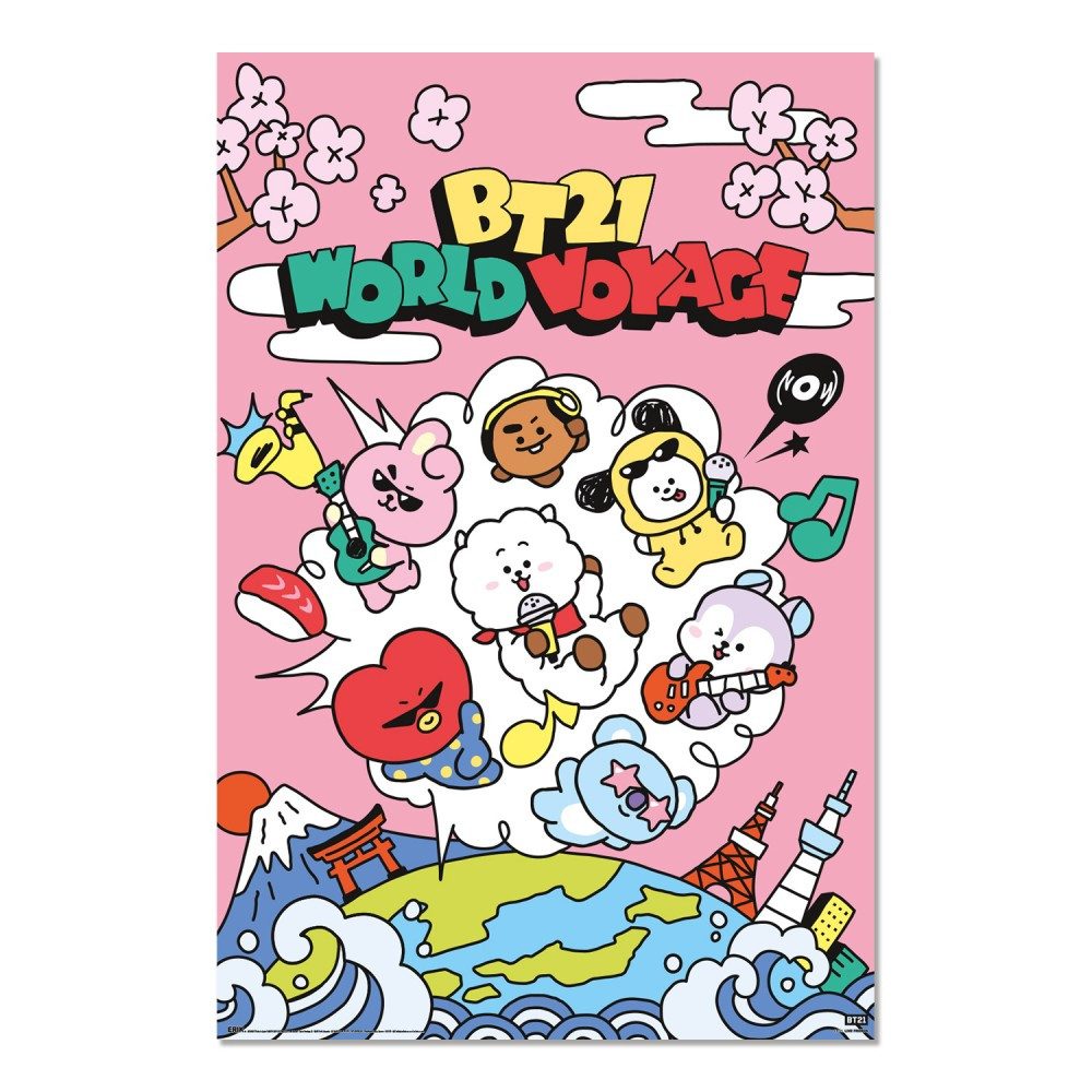 Poster BT 21 - World Voyage - Poster 61x91,5 cm