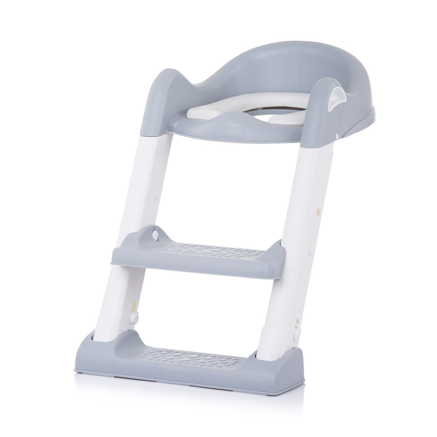 Chipolino Baby-Toilettensitz Toilettenaufsatz Toilettensitz, 55 cm, mit Leiter, Griffe, Fußstütze, kompakt
