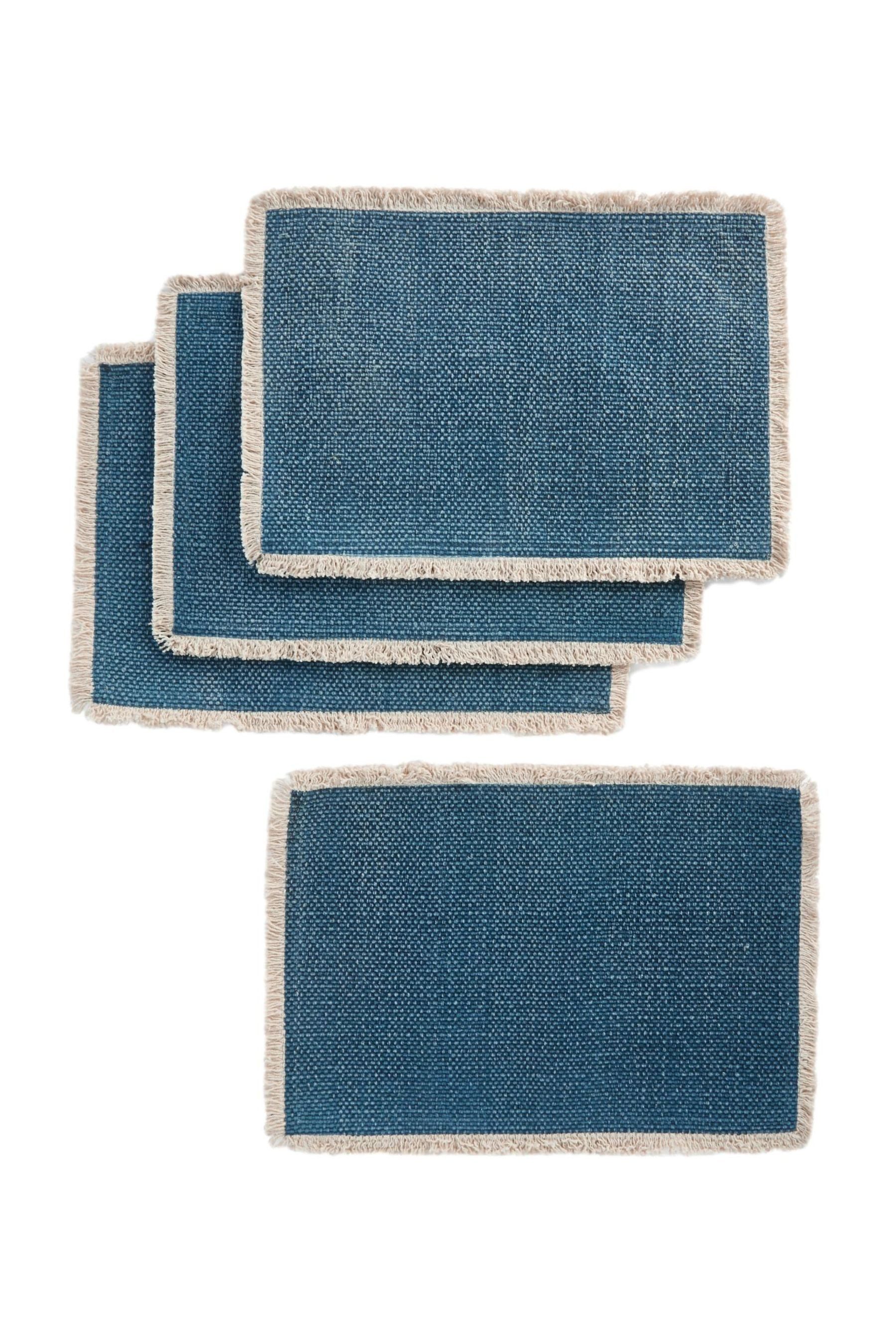 Next Platzset Geflochtene Platzsets mit Fransen, 4er-Set, (4-St) günstig online kaufen