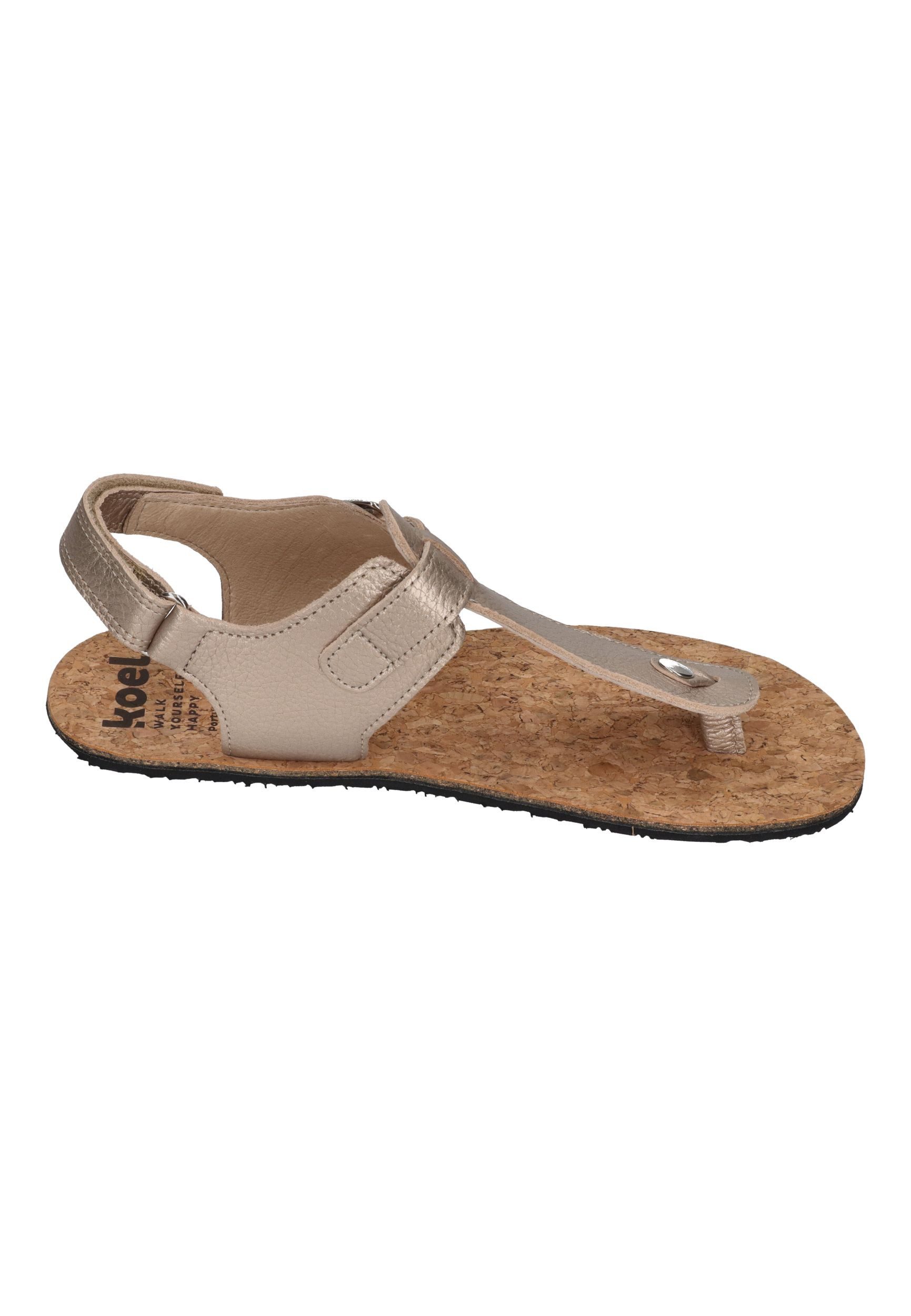 KOEL ABRIANA METALLIC Barfußschuh Champagne