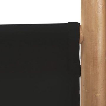 vidaXL Raumteiler 3-tlg. Paravent Faltbar 120 cm Bambus und Canvas, 1-tlg.