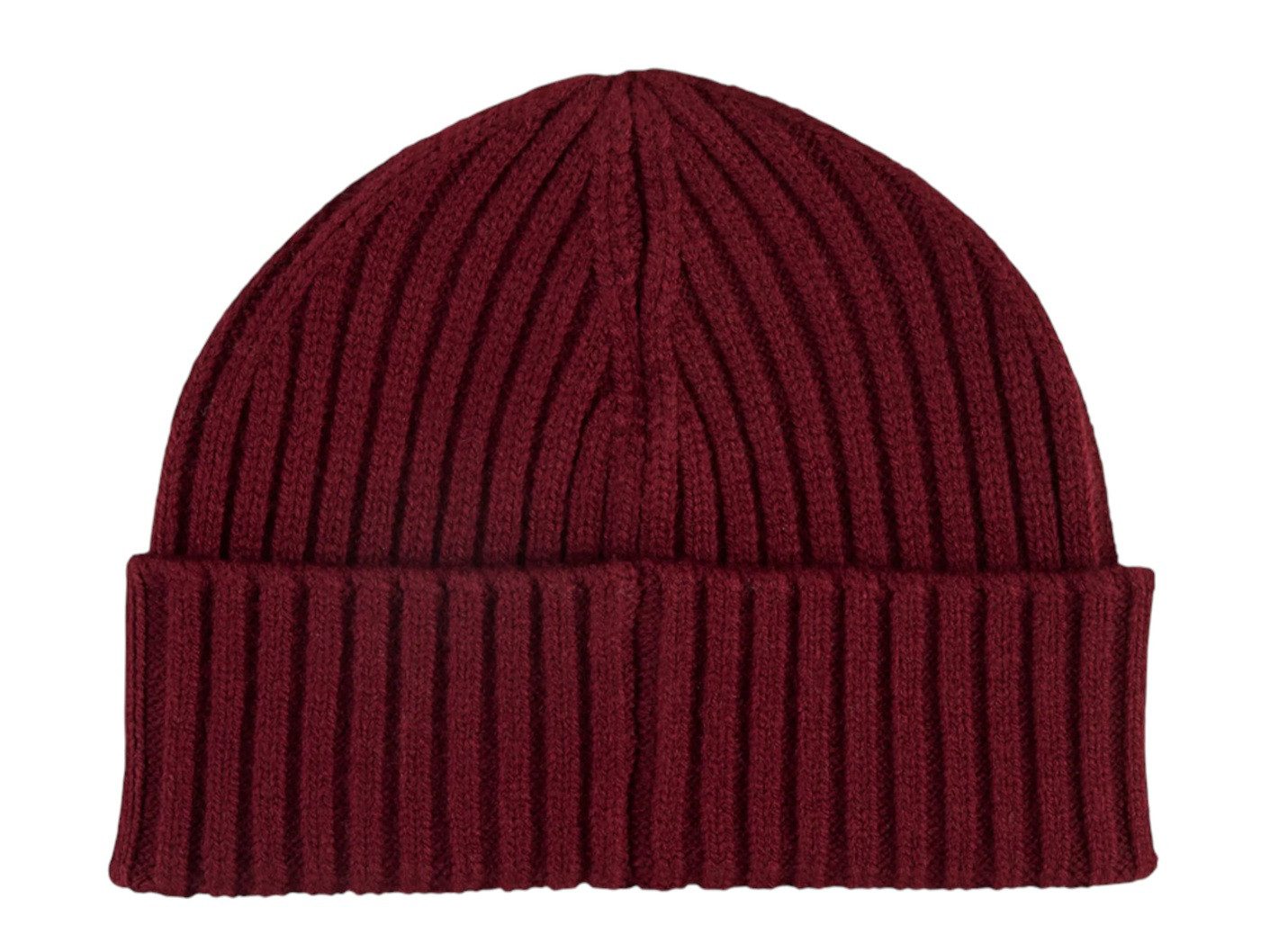 PUMA Strickmütze (Beanie) ESS Fisherman (Rippenstruktur) rot - 1 Stück
