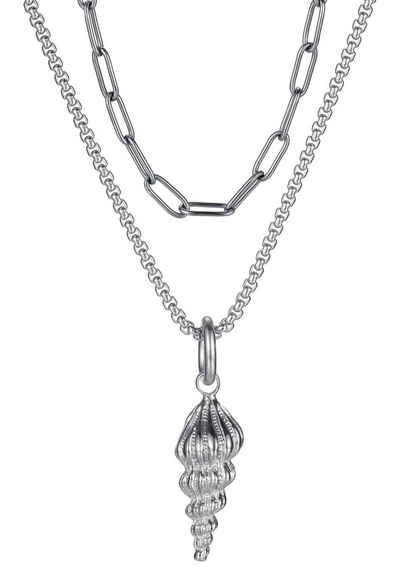 Firetti Kette mit Anhänger Schmuck Geschenk, Muschel (Set, 1-tlg)