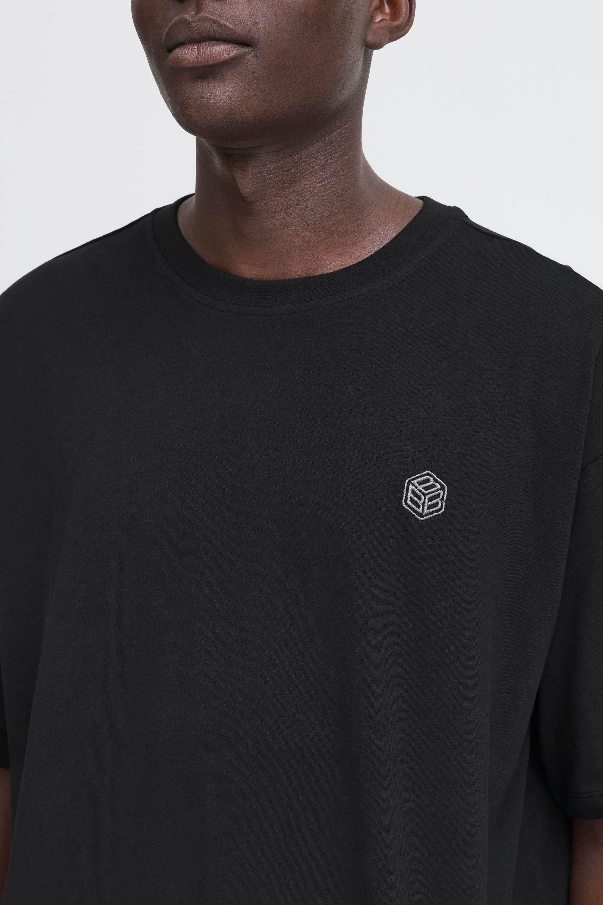 Blend Rundhalsshirt BHBamo Basic T-Shirt mit Rundhalsausschnitt