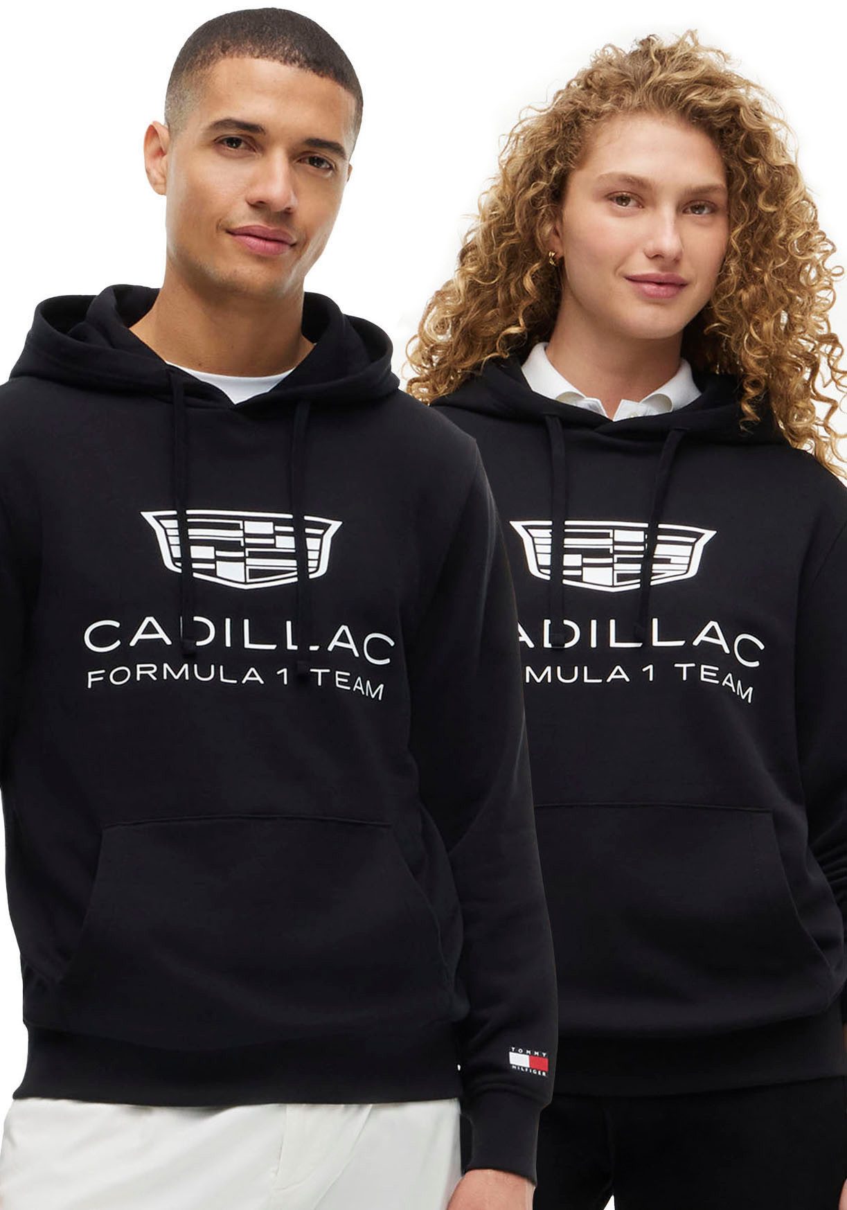 Tommy Hilfiger Hoodie TH x Cadillac Formula 1® Team SHIELD Baumwoll-Qualität, Unisex