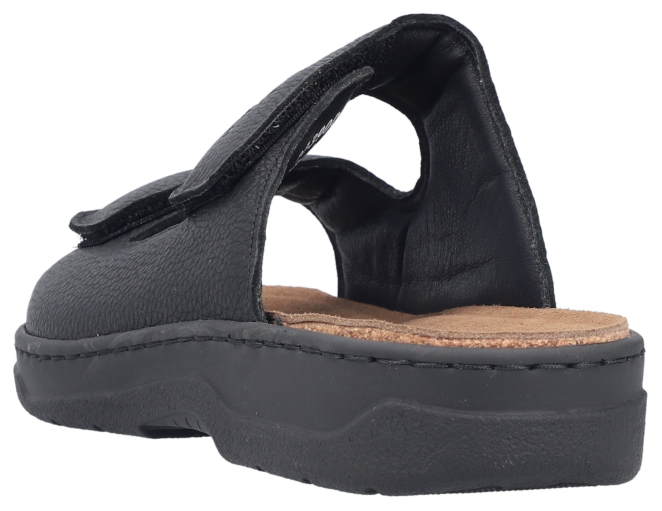 Rieker Pantolette Sommerschuh, Hausschuh mit Klettverschlüsse