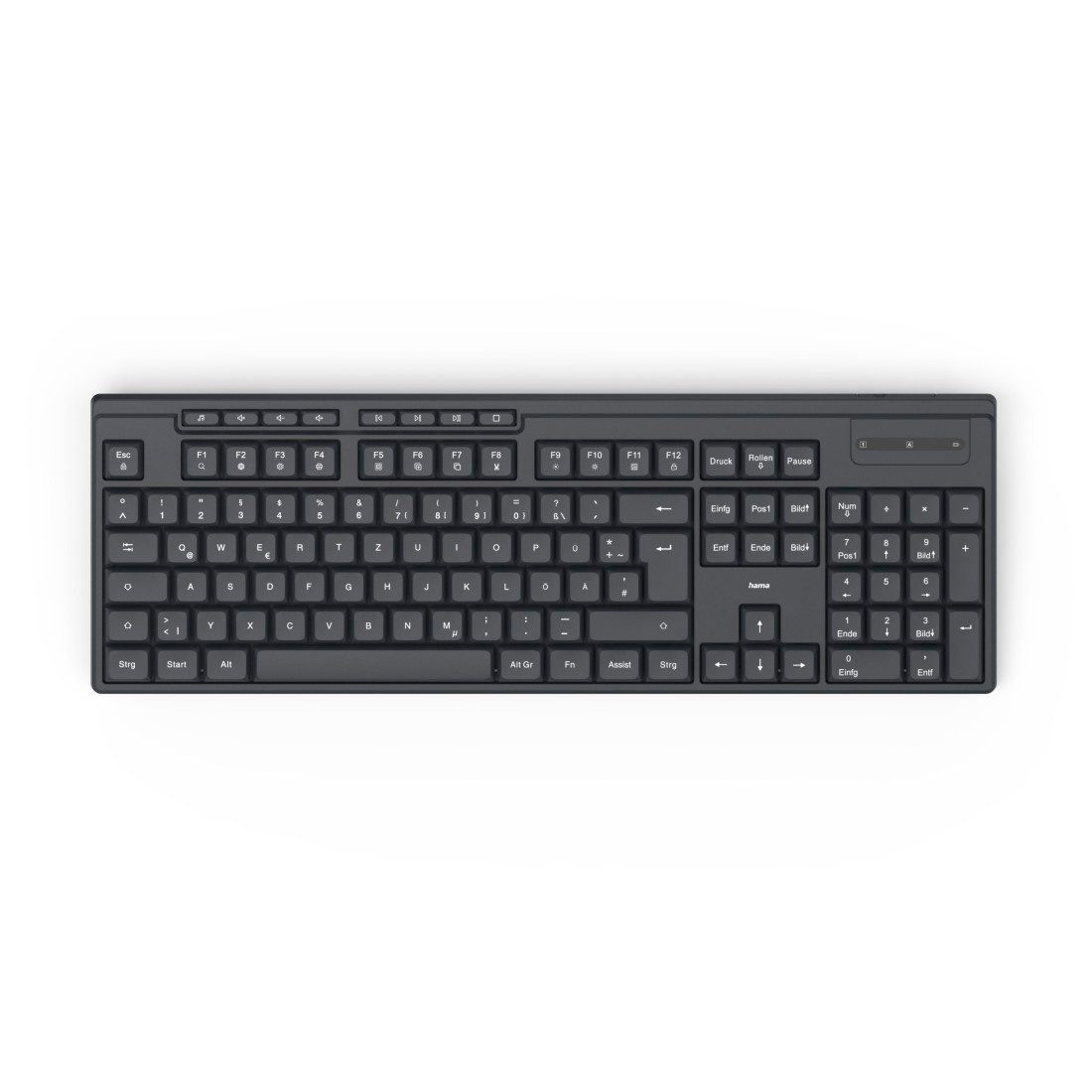 Hama Funktastatur WK-200 (kabellos, QWERTZ) Tastatur
