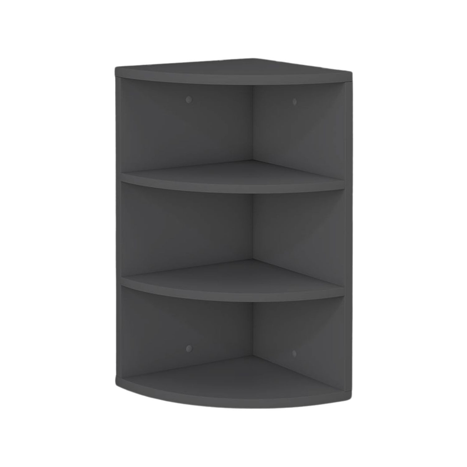 Mein-Regal Standregal CORNER 60, Anthrazit Eckregal 30x30x60cm Holz 3 Fäche günstig online kaufen