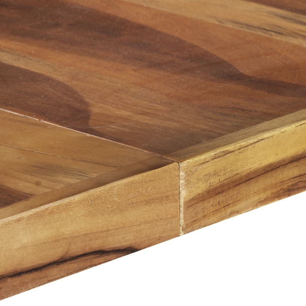 Massivholz furnicato cm 140x140x75 (1-St) Palisander-Finish mit Esstisch