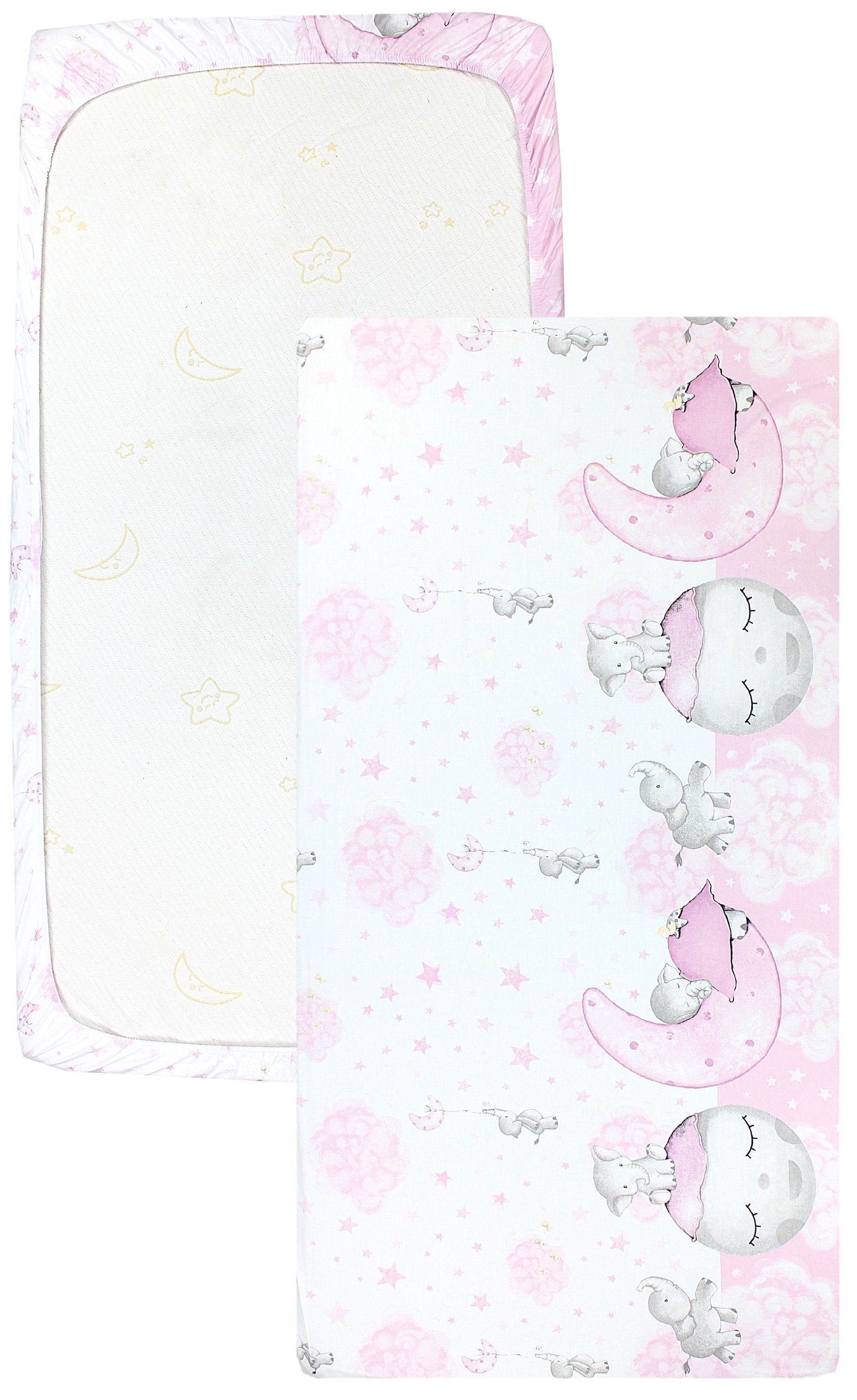 TupTam Spannbettlaken Baby Spannbettlaken Spannbetttuch für Babybett Kinder günstig online kaufen