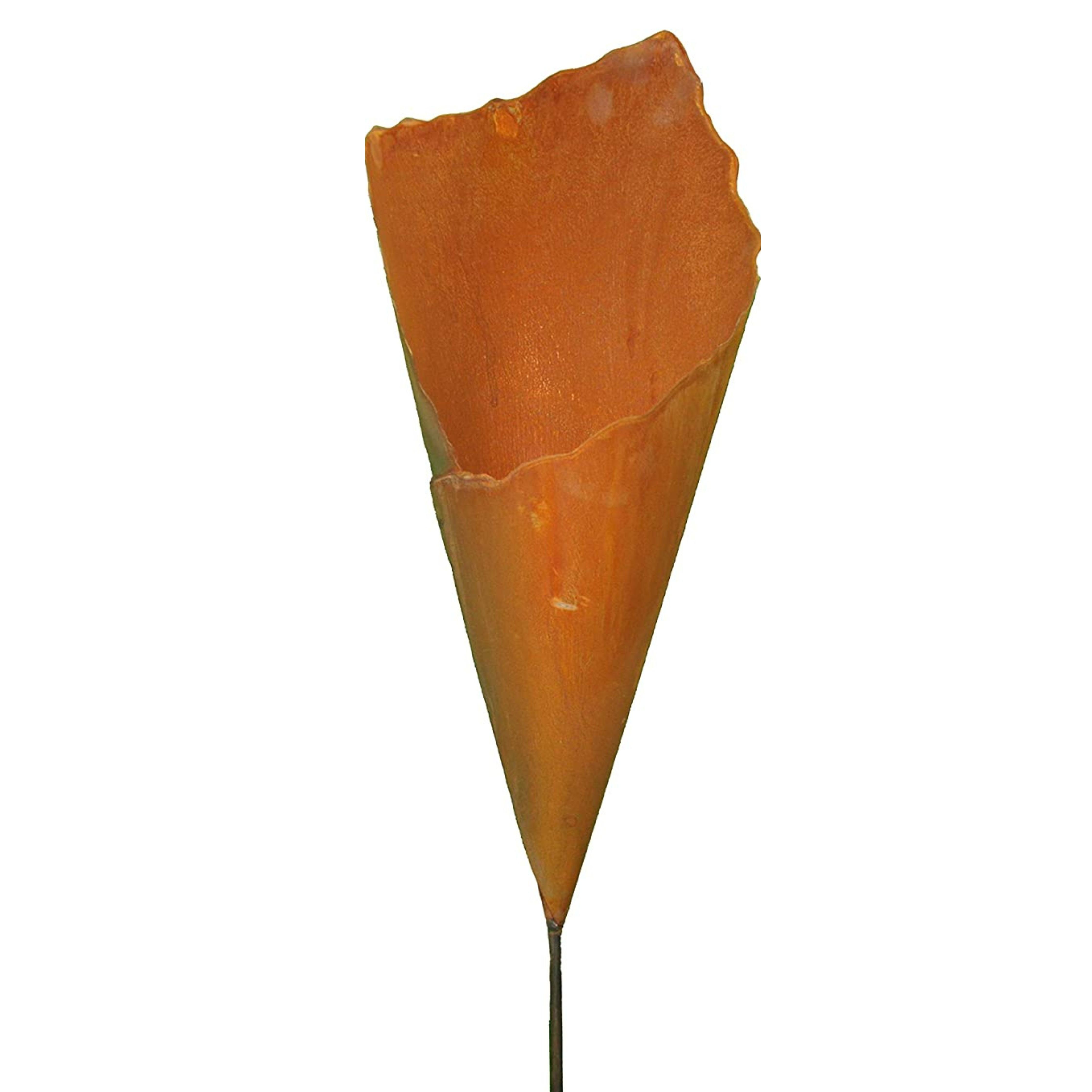 Rostikal Gartenstecker Gartendeko Metall Pflanztüte Beetstecker Echter Rost günstig online kaufen