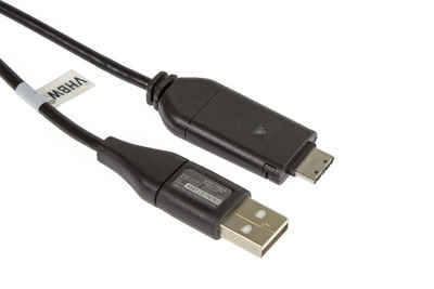 vhbw USB-Kabel, passend für Samsung Digimax L201, L120, L110, L200, L210, L301