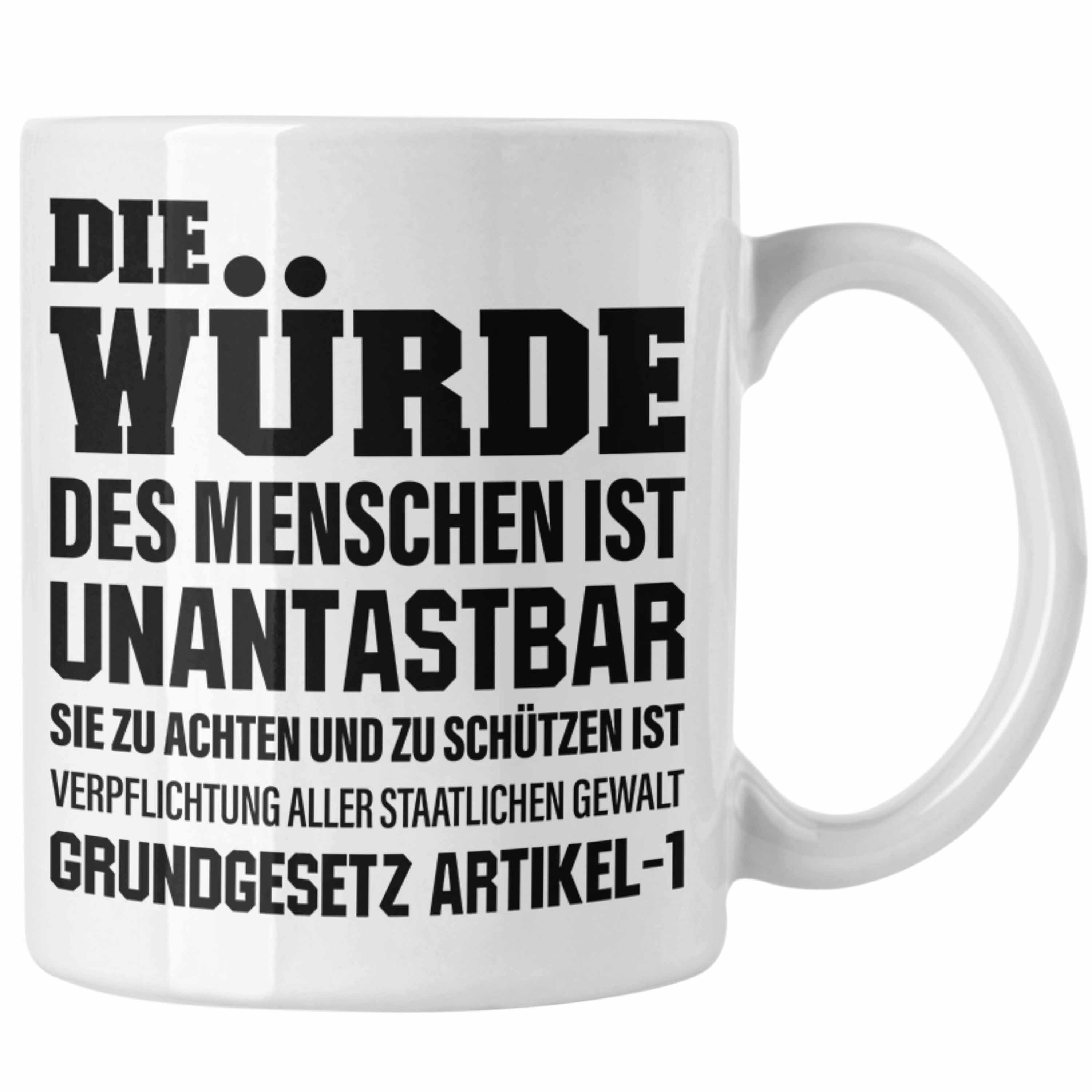 Trendation Tasse Trendation Jura Geschenk Tasse mit Spruch für Jurist