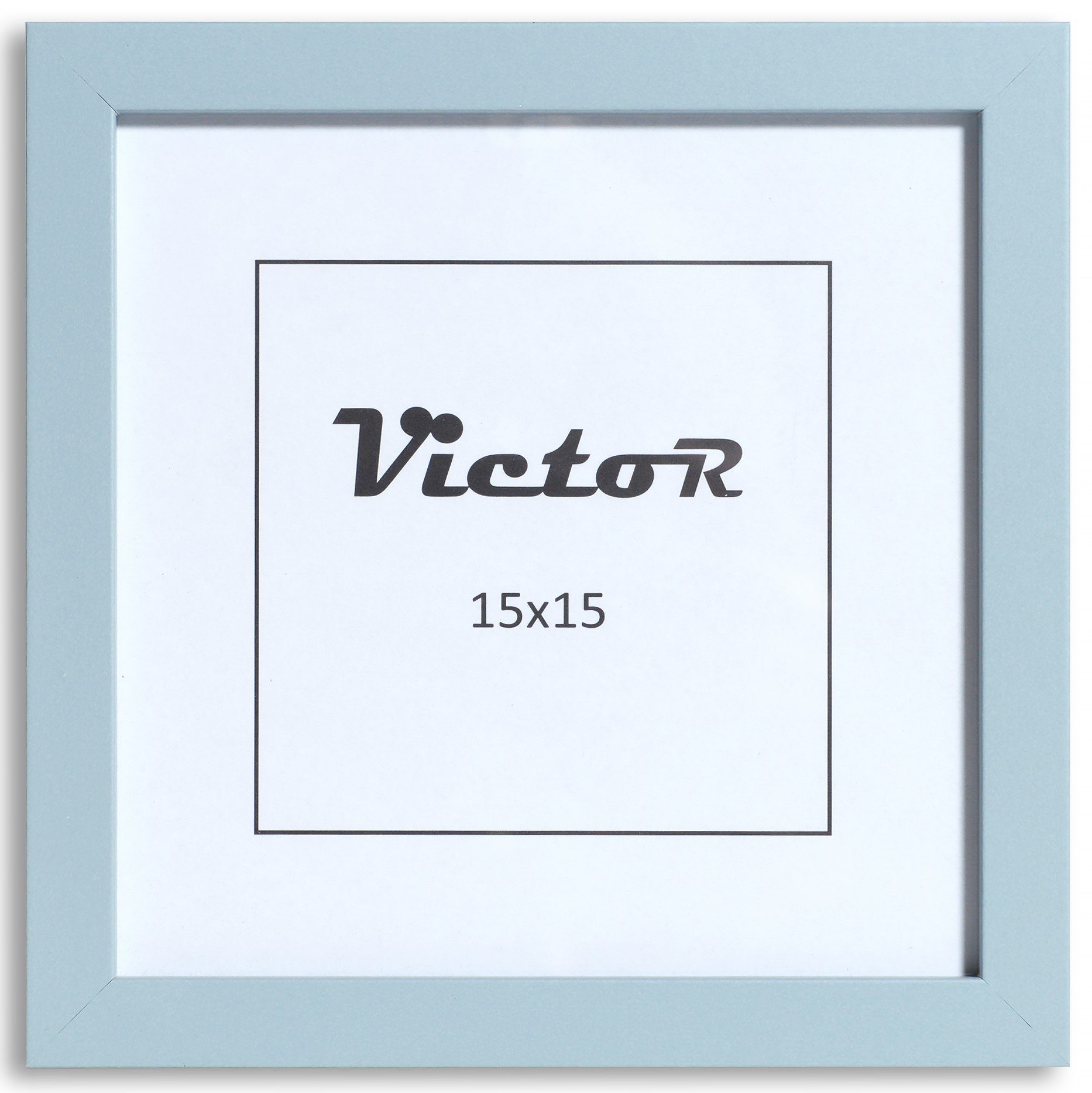Victor (Zenith) Bilderrahmen Bilderrahmen "Klee" - Farbe: Blau - Größe: 15 x 15 cm, Bilderrahmen Blau 15x15 cm, Bilderrahmen Modern