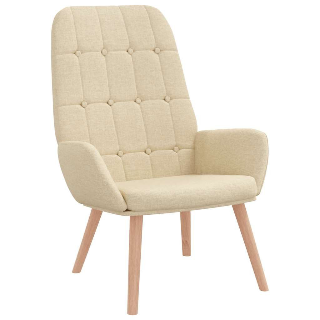 vidaXL Sessel Relaxsessel Creme Stoff (1-St) günstig online kaufen