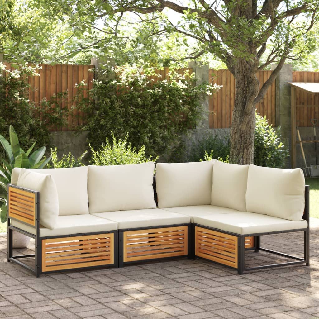 vidaXL Sofaelement Gartensessel ohne Armlehnen mit günstig online kaufen