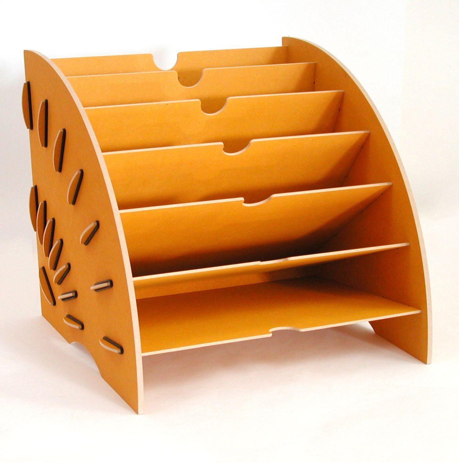 Organizer Werkhaus - Magazin Gelb Ablage Briefablage Zeitschriften Zeitungs