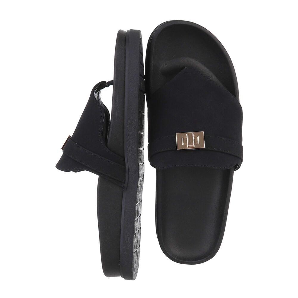 Ital-Design Damen Mules Freizeit Pantolette (86706368) Flach Pantoletten in günstig online kaufen