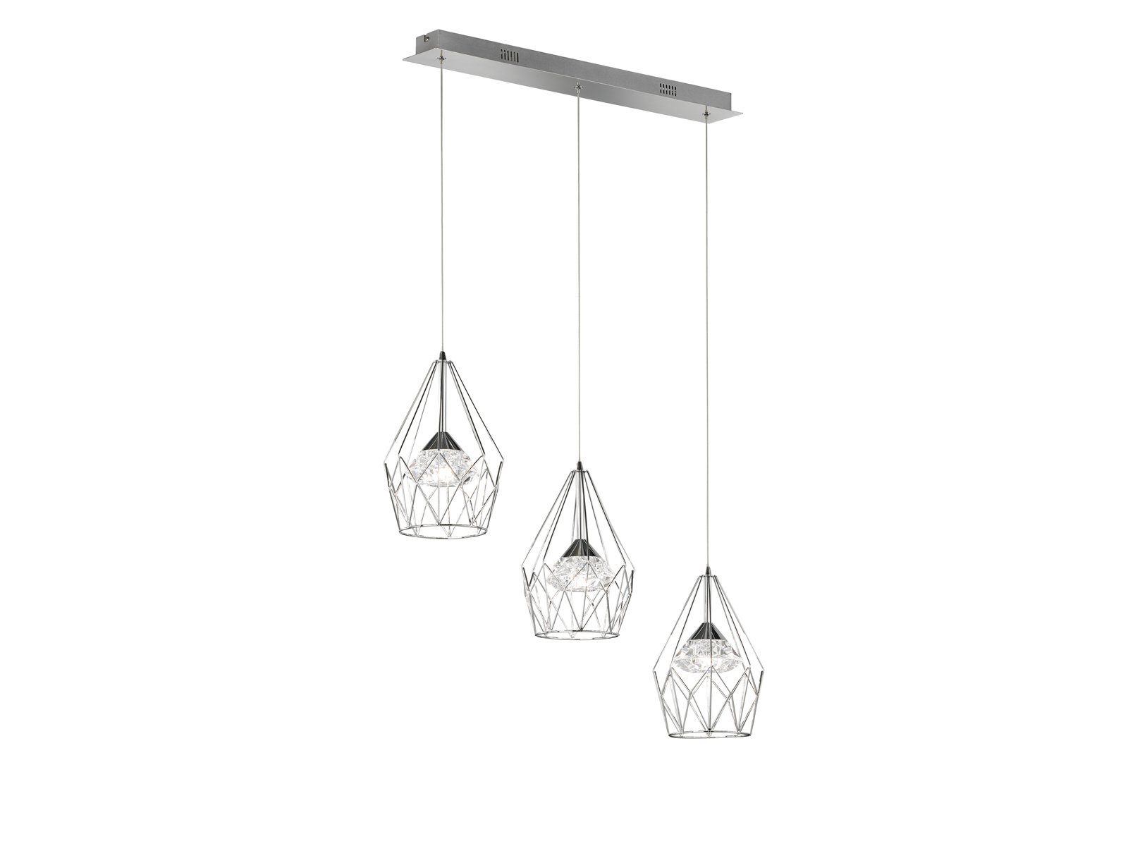 WOFI LED Pendelleuchte, Dimmer, LED fest günstig online kaufen