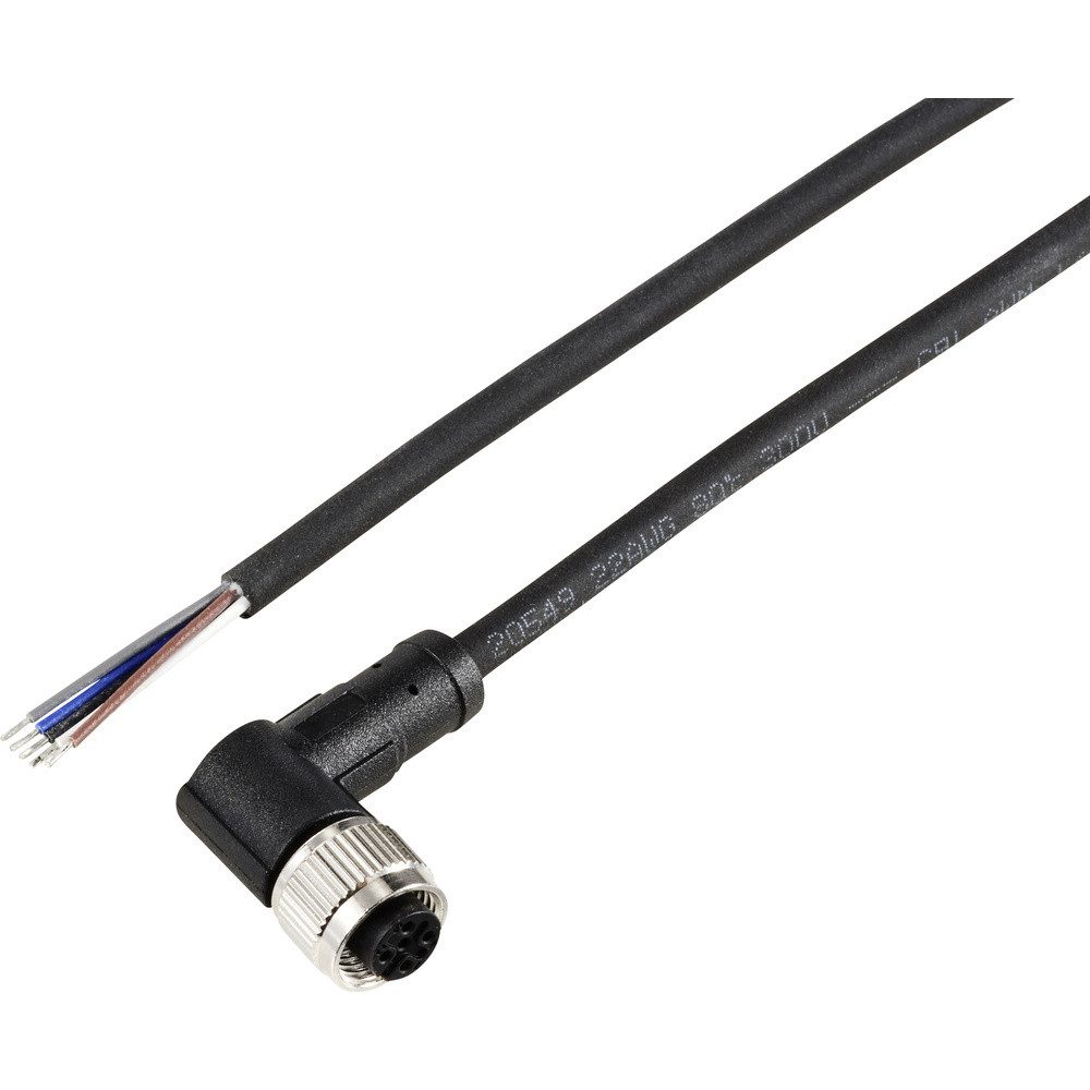 Steckdose TRU COMPONENTS TC-12833160 Sensor-/Aktor-Anschlussleitung M12 Kupplung