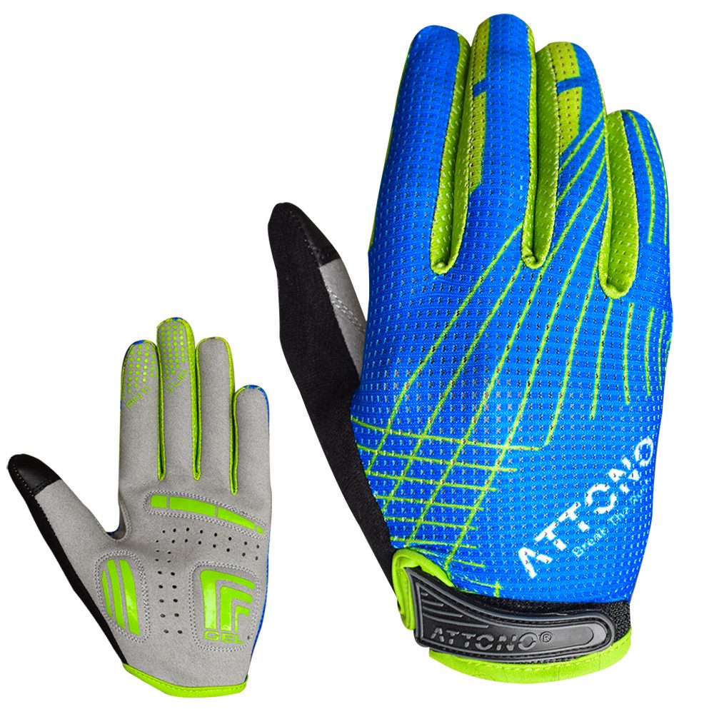 ATTONO Fahrradhandschuhe Mountainbike Gel Fahrrad Sommer Handschuhe Touchscreen