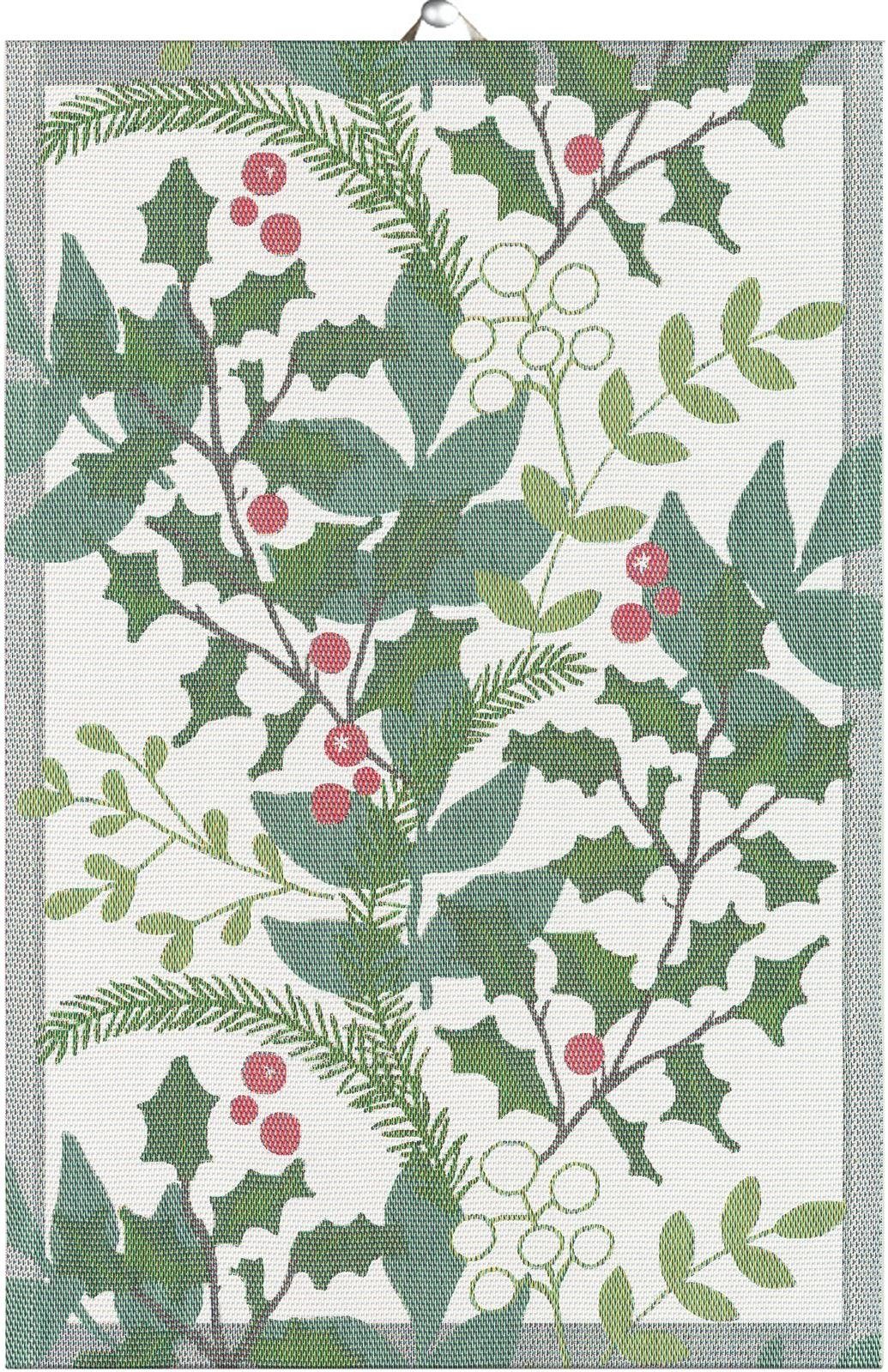 EKELUND MASTER WEAVERS 1692 Geschirrtuch Küchenhandtuch Julia 40x60 cm, (1-tlg., 1 x Geschirrtuch), Pixel gewebt (6-farbig)