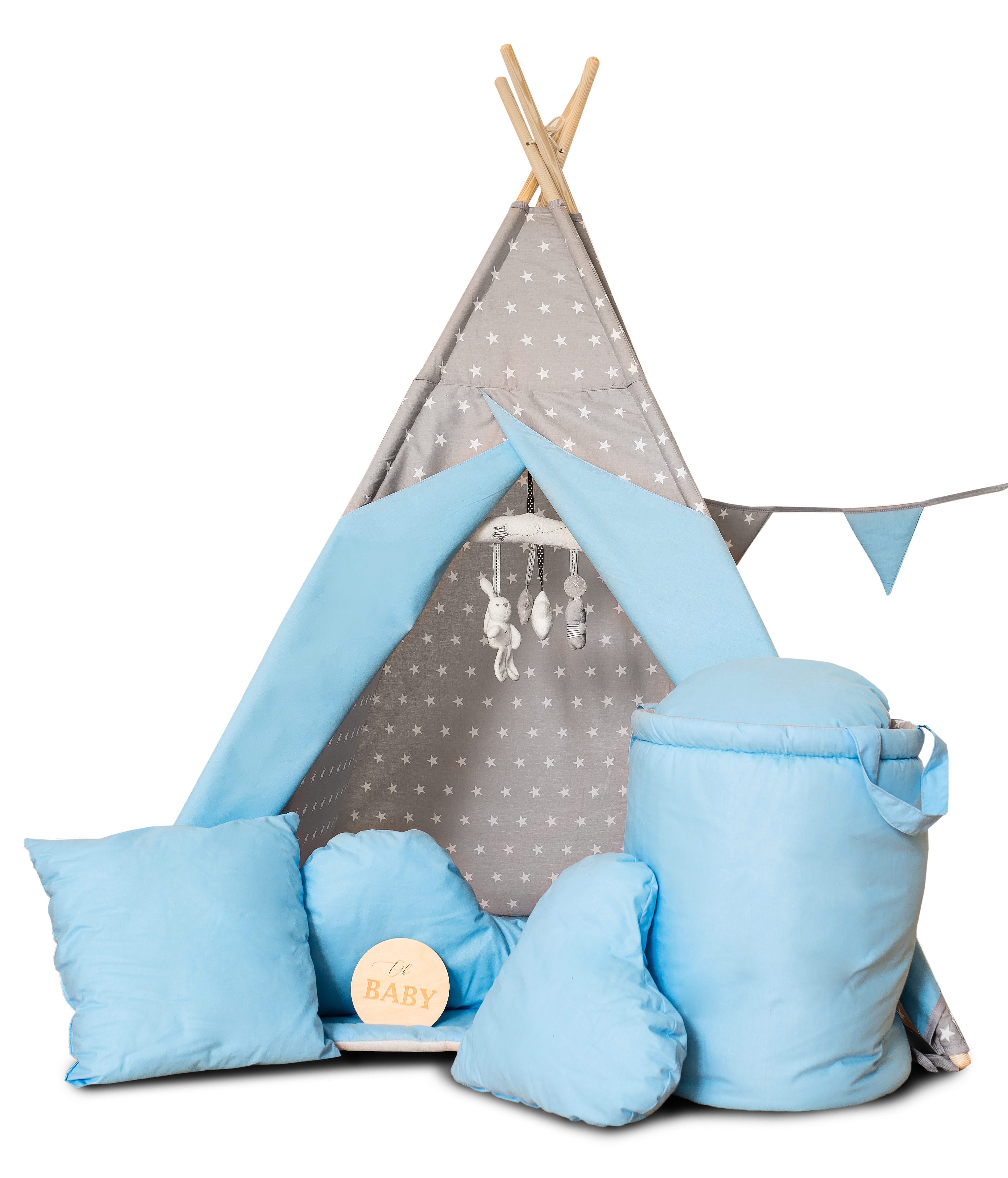 Rainbow Kids Tipi-Zelt Kinderzelt Spielzelt Teepee günstig online kaufen