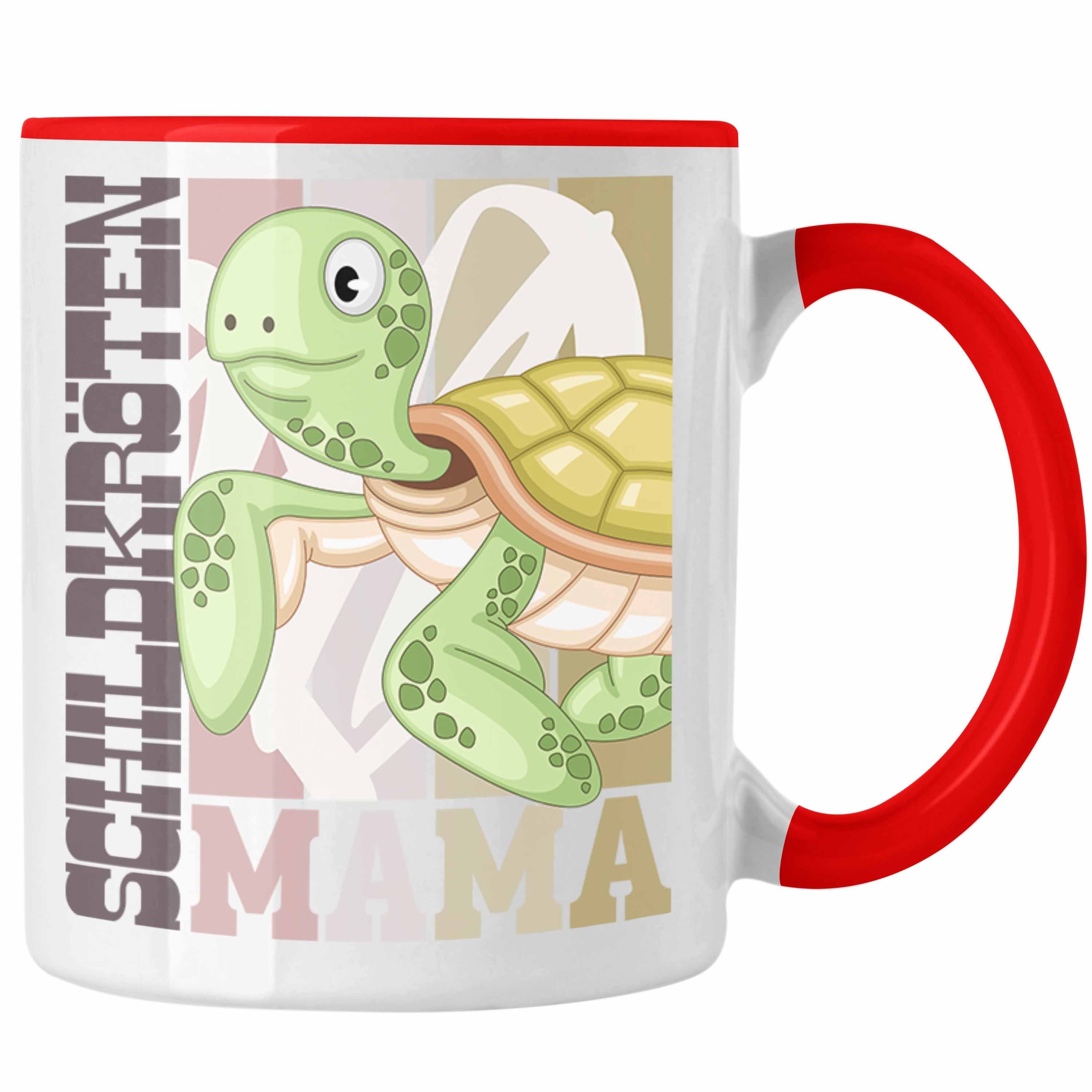 Trendation Tasse Trendation - Schildkröten Rot Geschenk Besitze Tasse für Schildkröten Mama