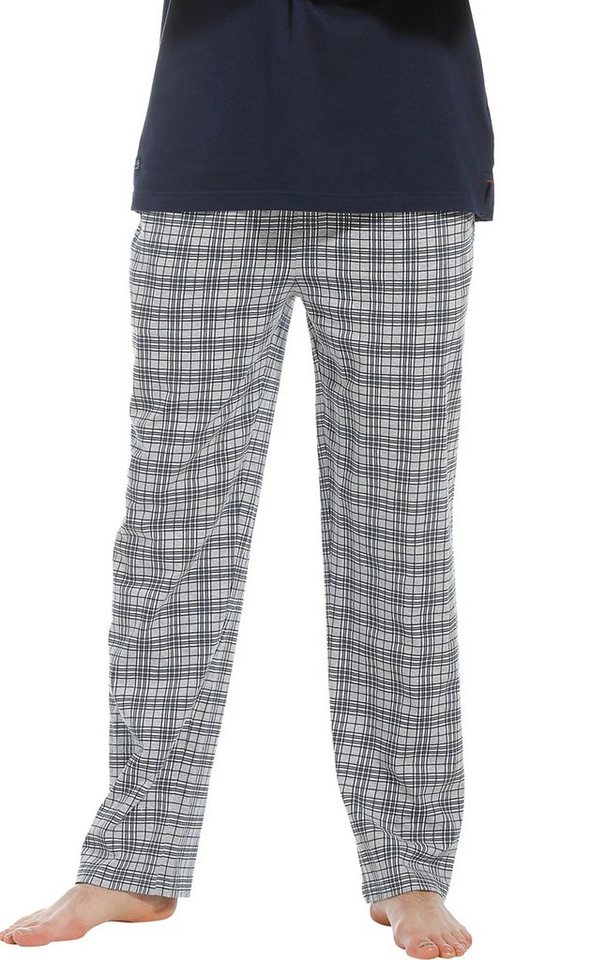 Pyjamahose Herren Baumwolle, Pastunette Qualität Single (1-tlg) Jersey Schlafanzughose