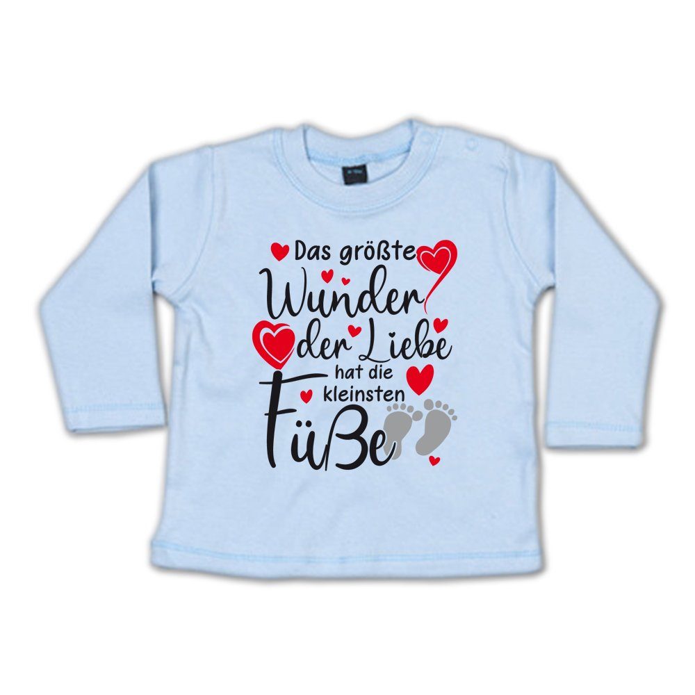 Ggraphics Longsleeve Das größte Wunder der Liebe hat die kleinsten