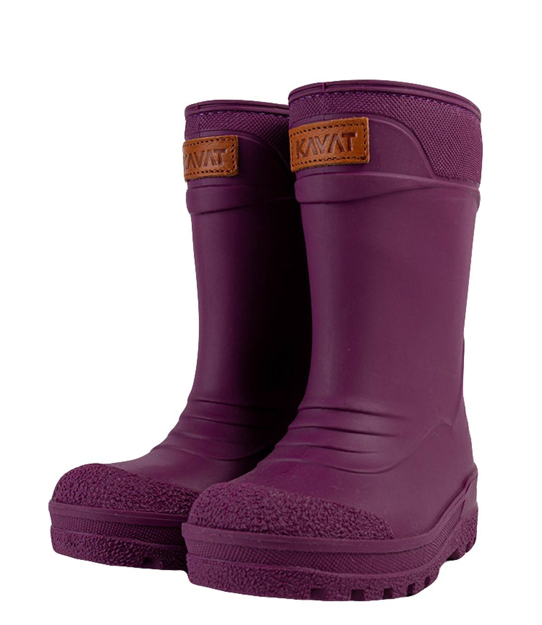 Pöl KAVAT Regenstiefel Gummistiefel Kavat Gummistiefel Damson Wolle Plum mit