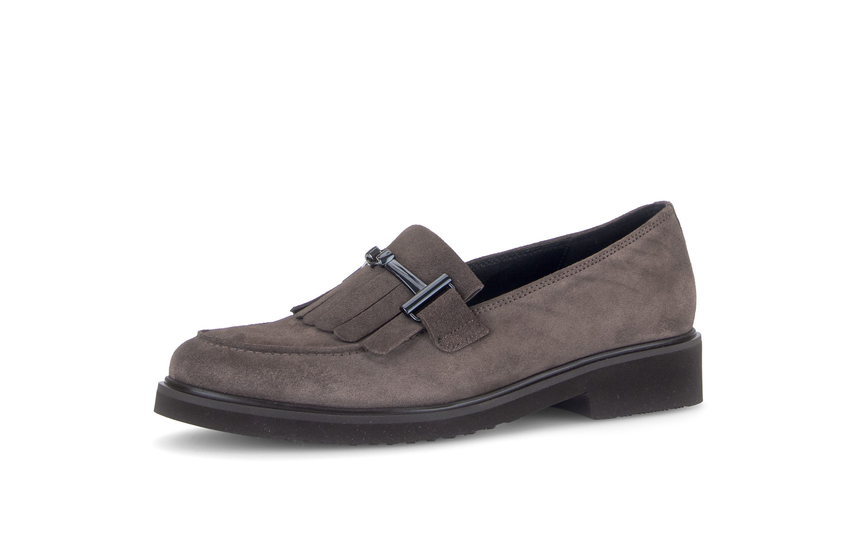 Gabor Slipper, Blockabsatz, Schlupfschuh, Businessschuh mit edler Zierspange