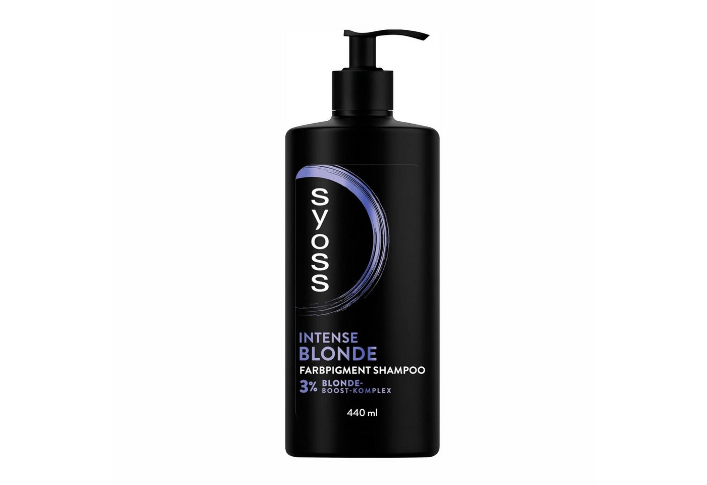 Syoss Haarshampoo 1x Syoss Shampoo Intense Blond Farbpigment Shampoo (440 ml), 1-tlg., neutralisiert Gelbstich ab der ersten Anwendung